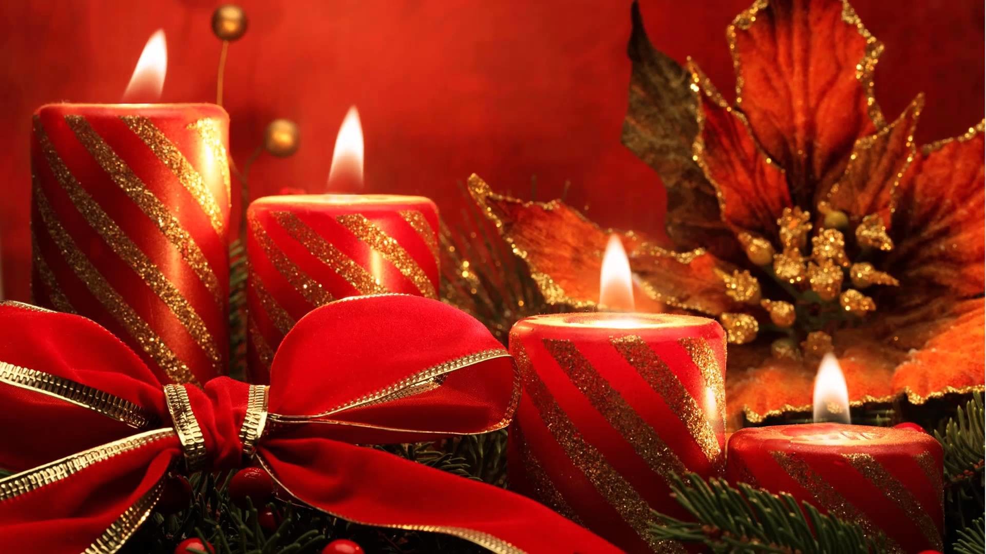1920x1080 Christmas Candles Backgrounds