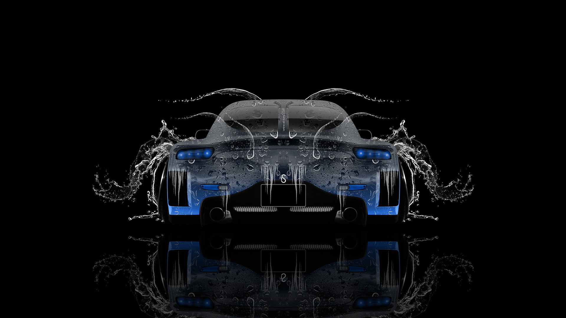 1920x1080 Mazda RX7 VeilSide JDM Back Water Car 2014 | el Tony