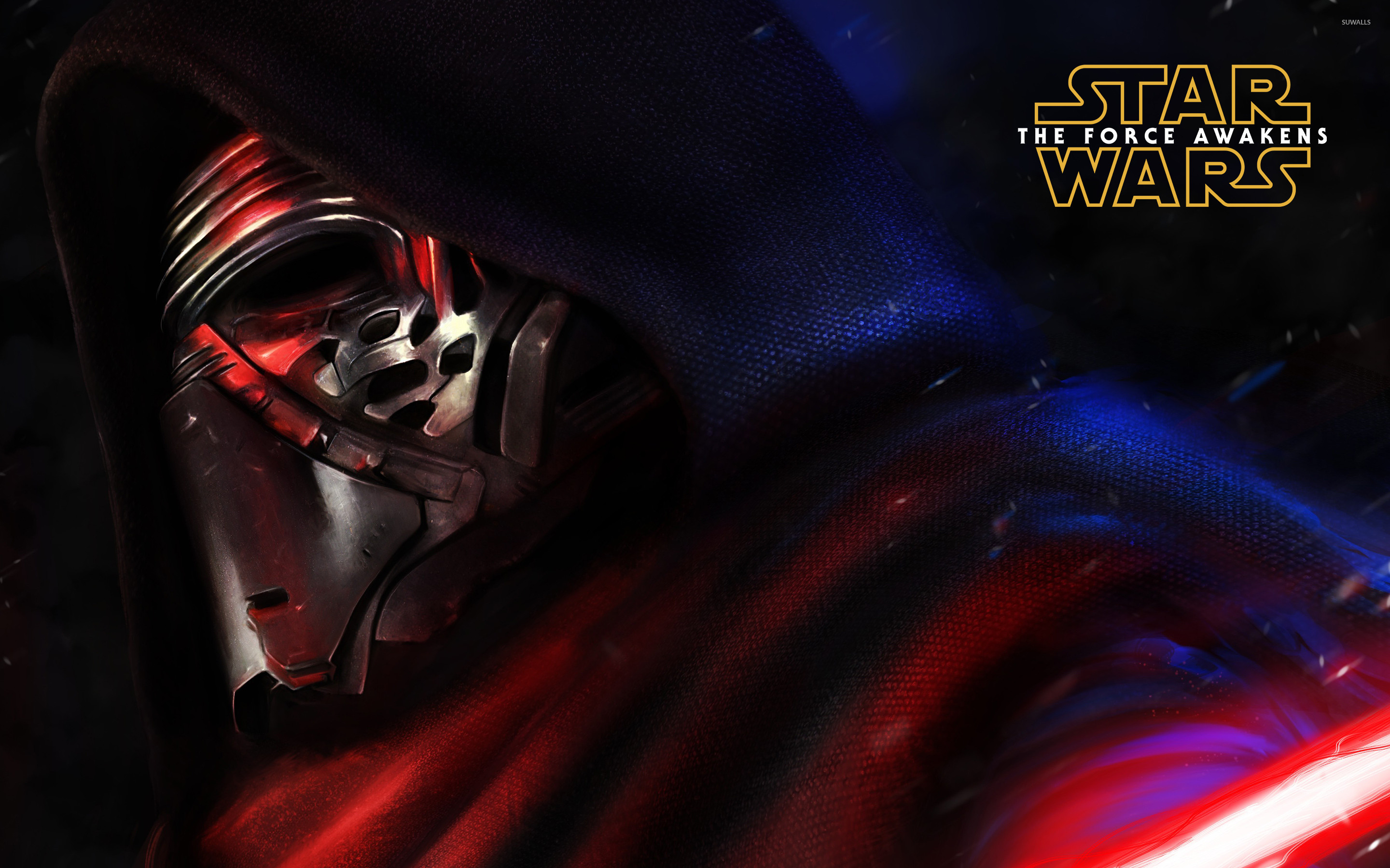 2880x1800 Kylo Ren close-up - Star Wars: The Force Awakens wallpaper