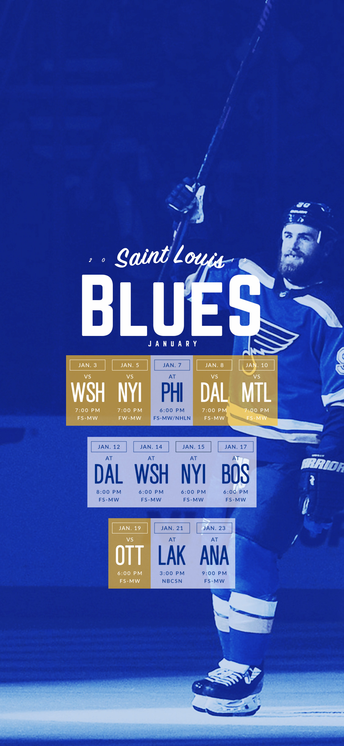 1125x2436 St Louis Blues Wallpapers And Lockscreens