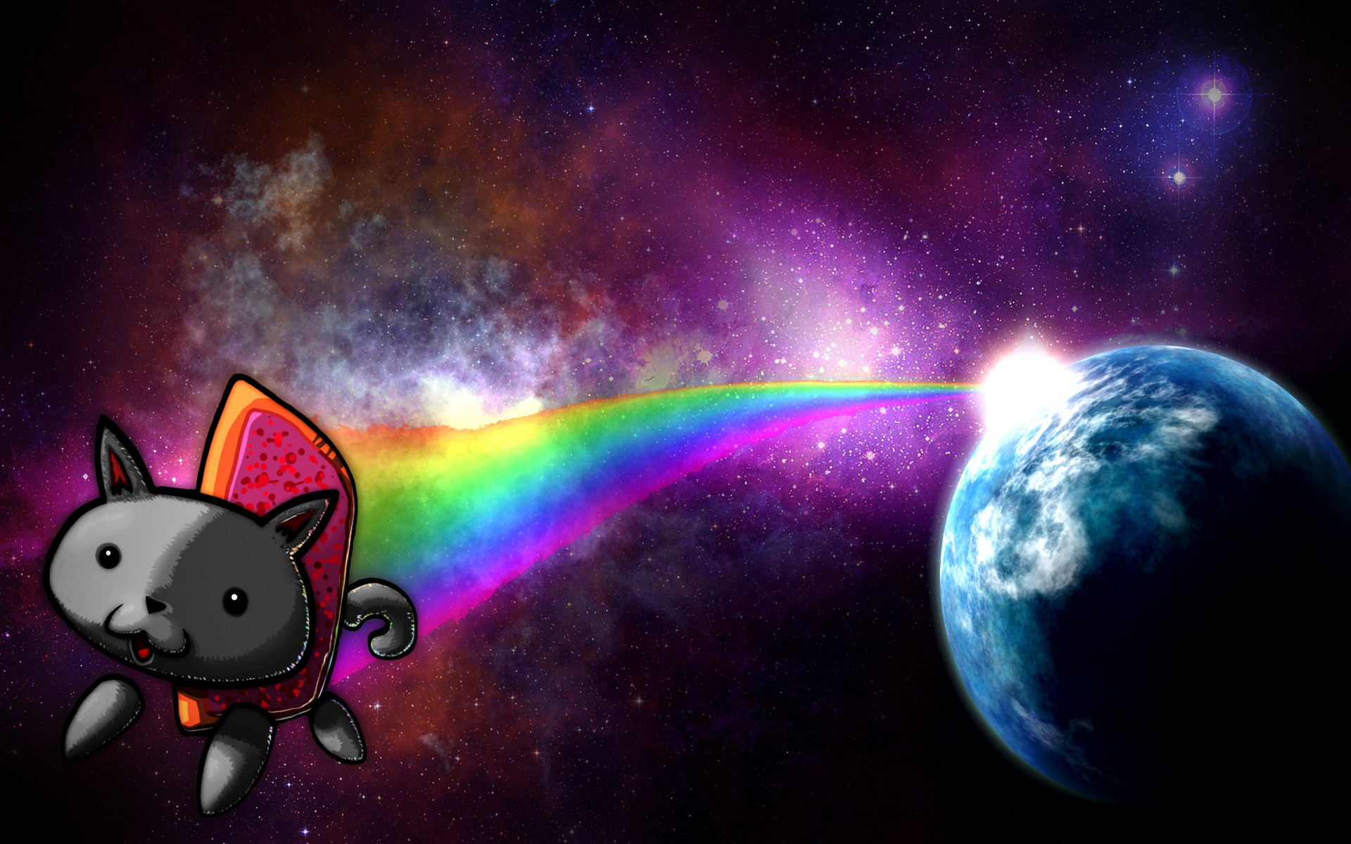 1920x1200 Space Cat Wallpaper Picture ...