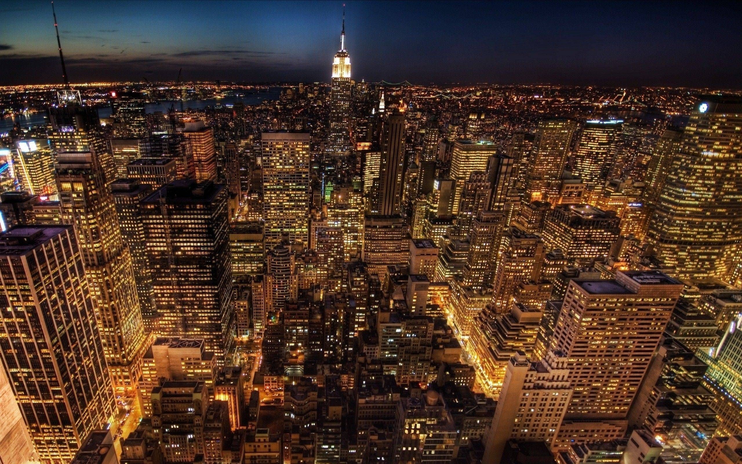 2560x1600 10 Best New York City Night Hd Wallpaper FULL HD 1080p For PC Background