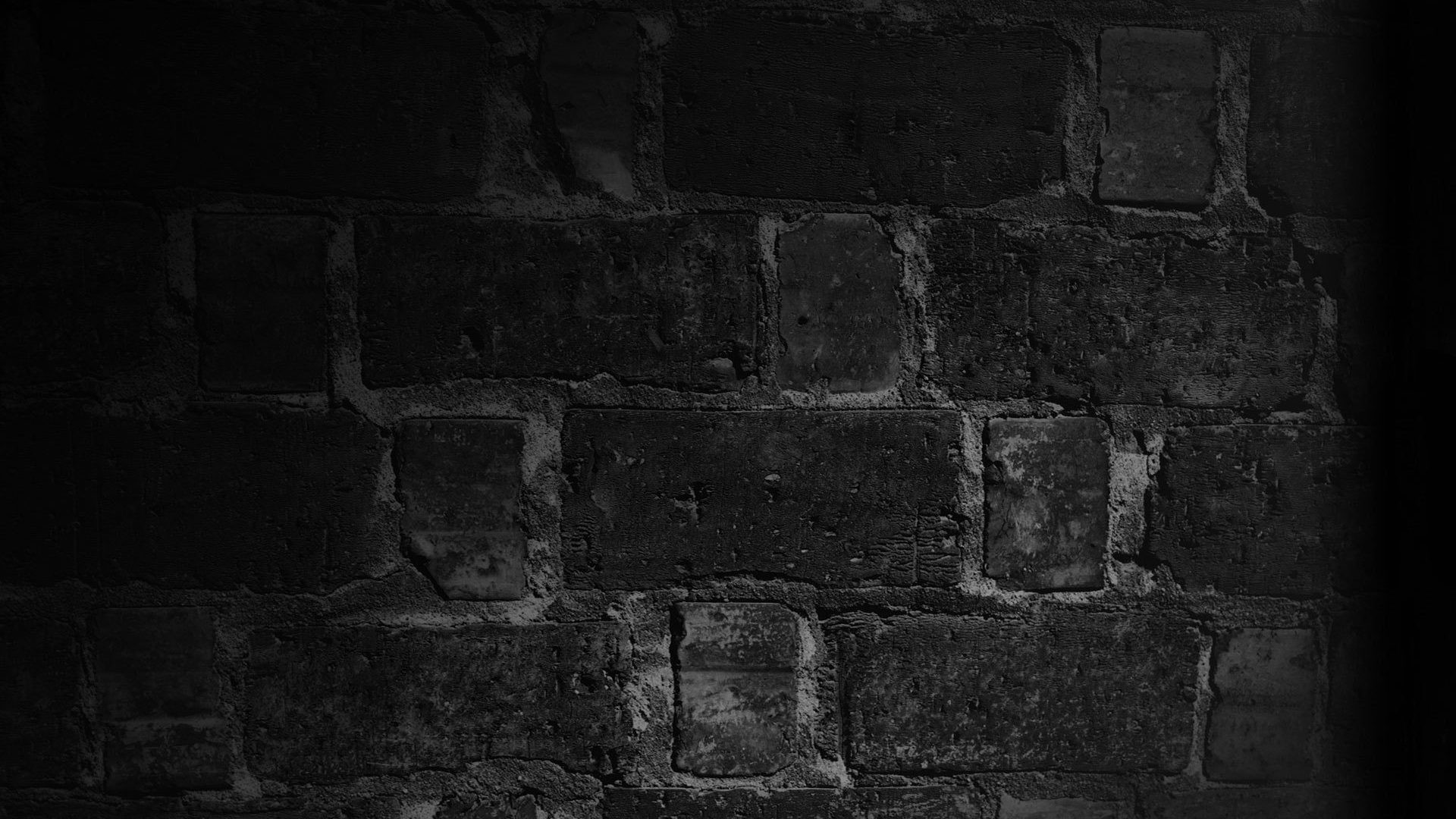 1920x1080 Black color Wall brick texture 4k HD background wallpaper .