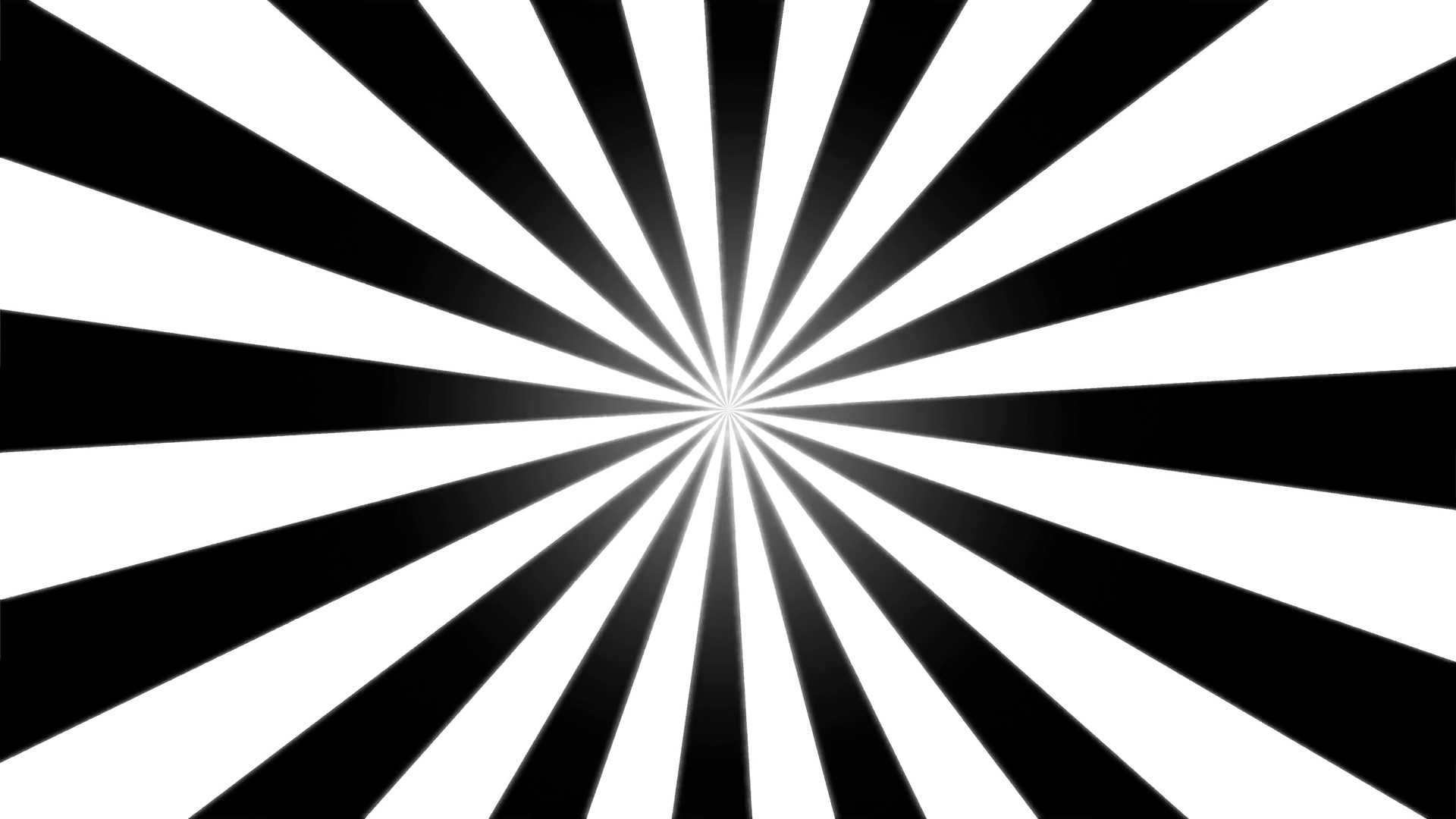 1920x1080 Rotating Stripes Background Animation - Loop Black and White