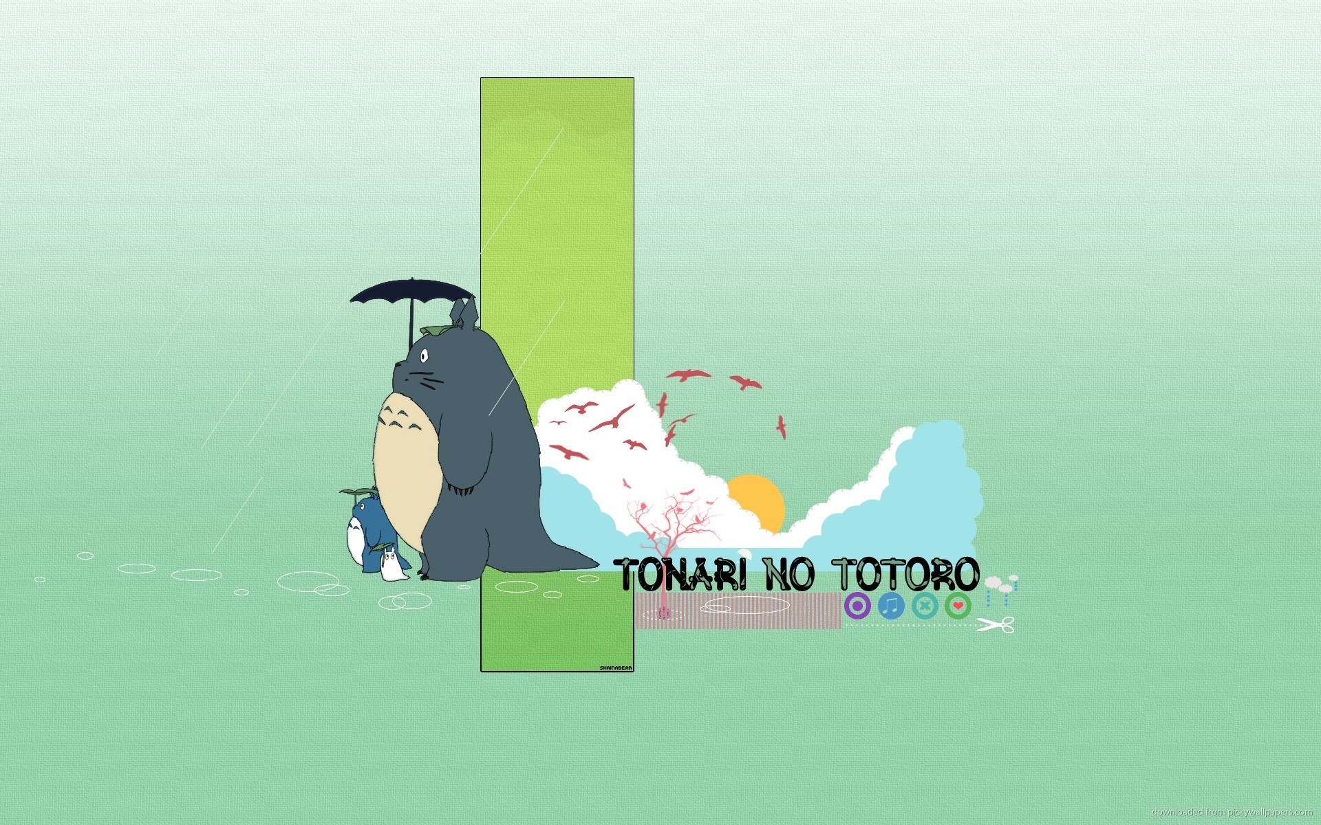 1920x1200 Tonari no Totoro for 