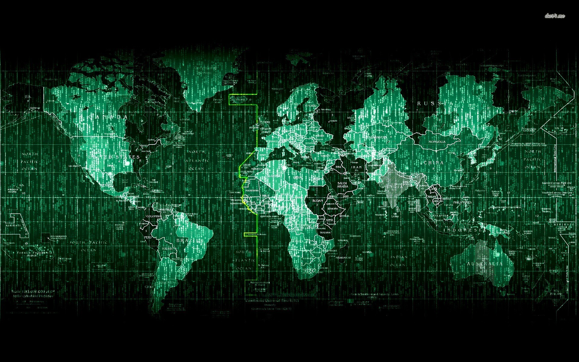 1920x1200 ... Green world map wallpaper  ...