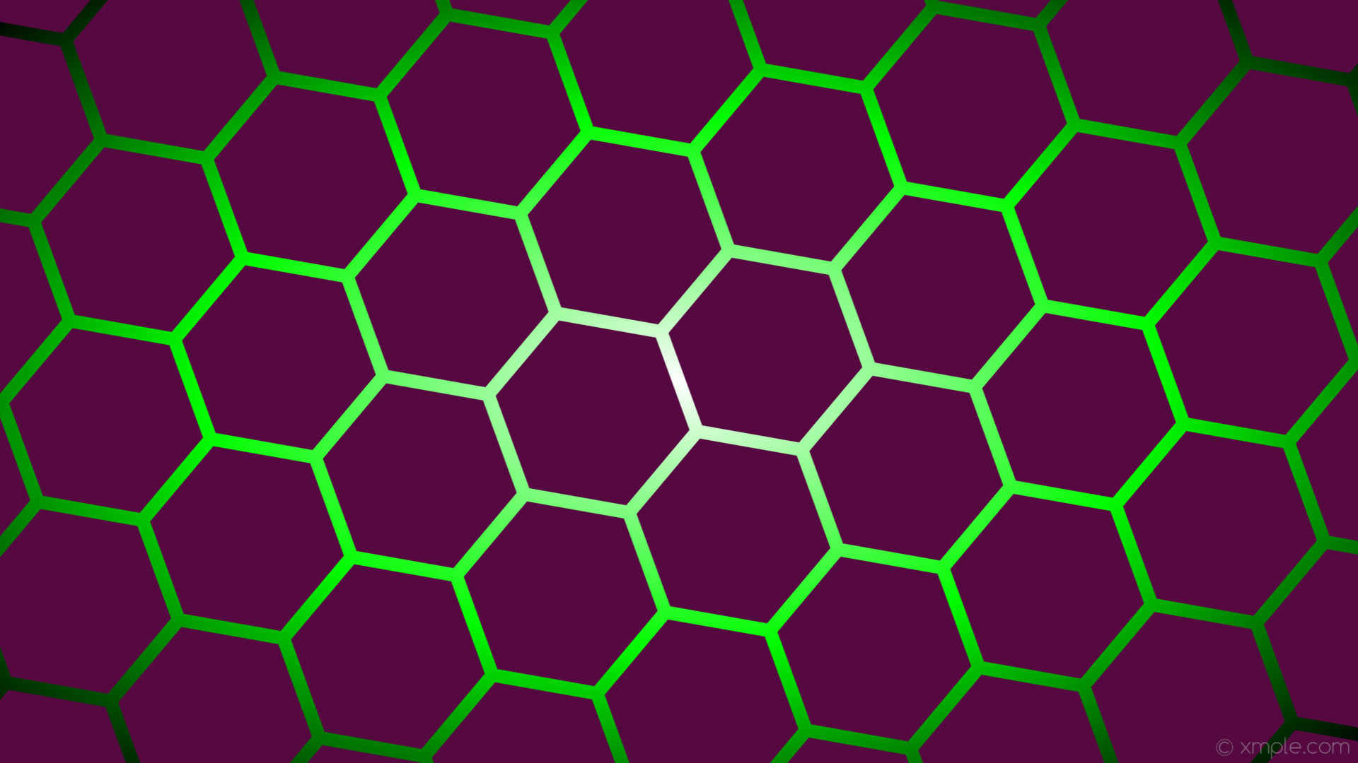1920x1080 wallpaper gradient green white black hexagon pink glow dark pink lime  #560940 #ffffff #