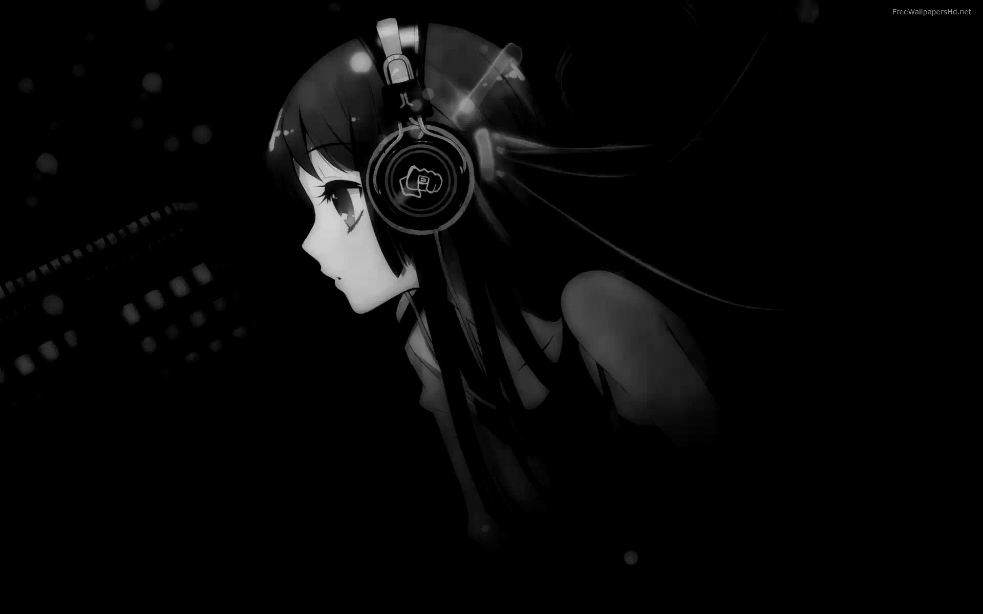 1920x1200 image. a music wallpaper anime girl ...