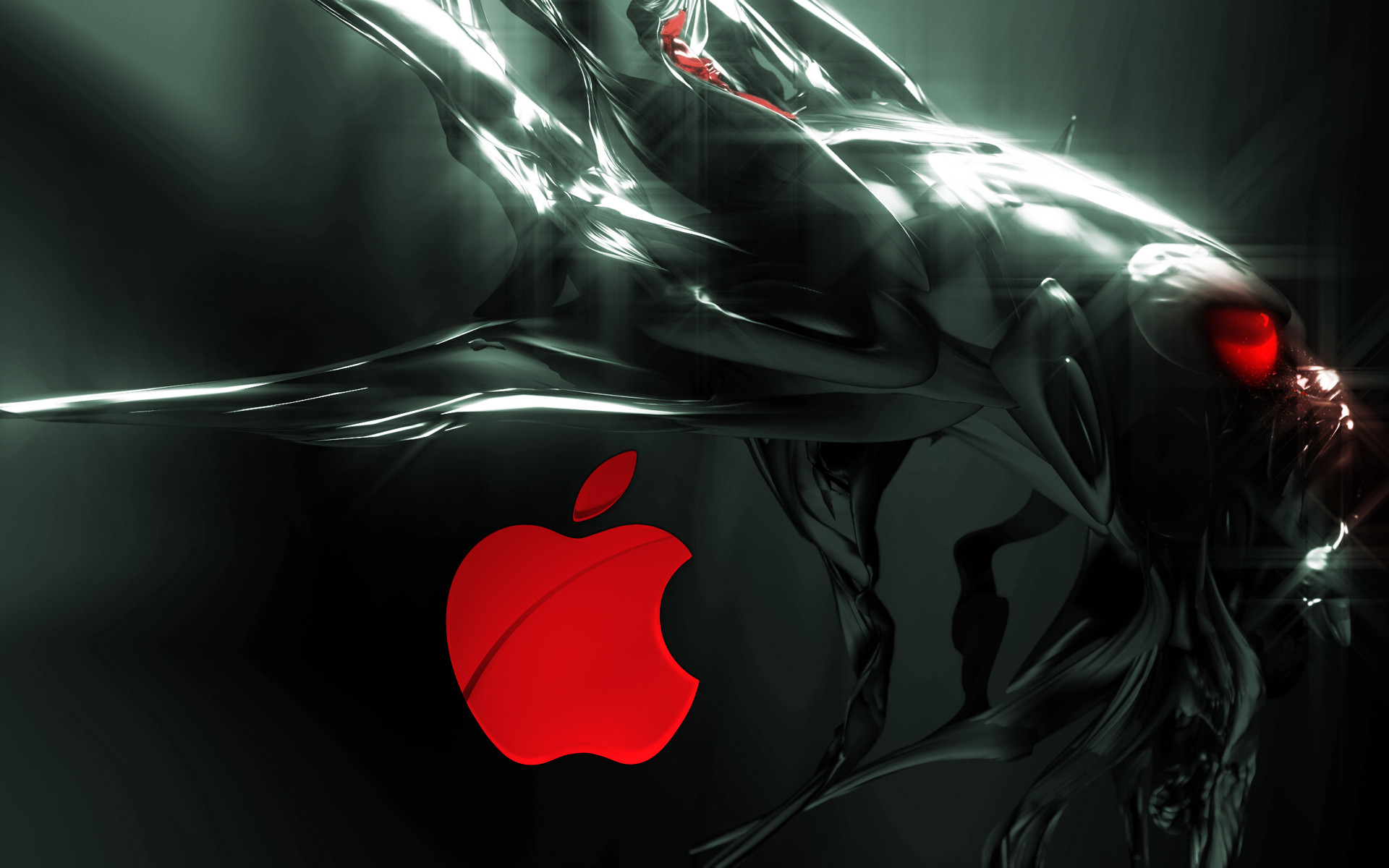 1920x1200 Alien Apple. Alien Apple. Wallpaper: Alien Apple