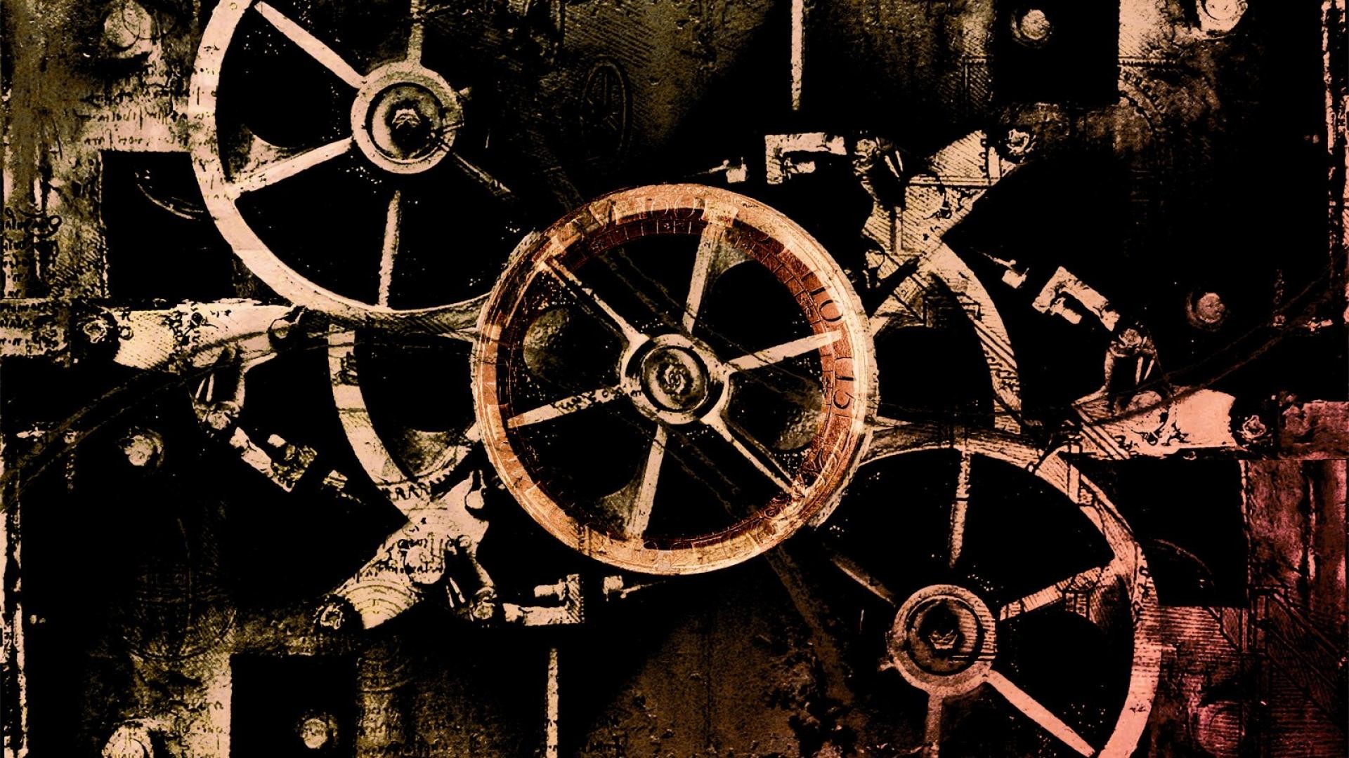 1920x1080 Mechanical Engineering, Metal, Wheel, Circle, Gear Wallpaper in   Resolution