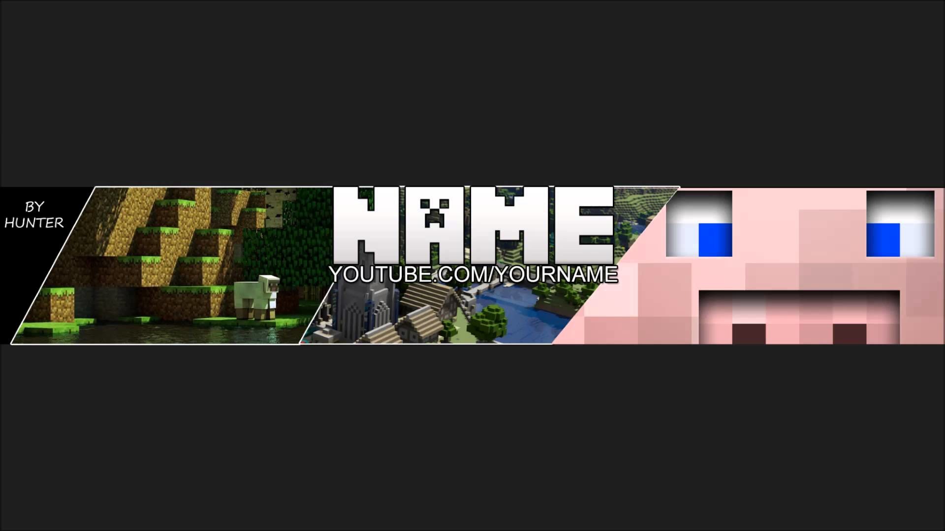 1920x1080 Free One-Channel Minecraft Background Template | 2013 Layout | by me .
