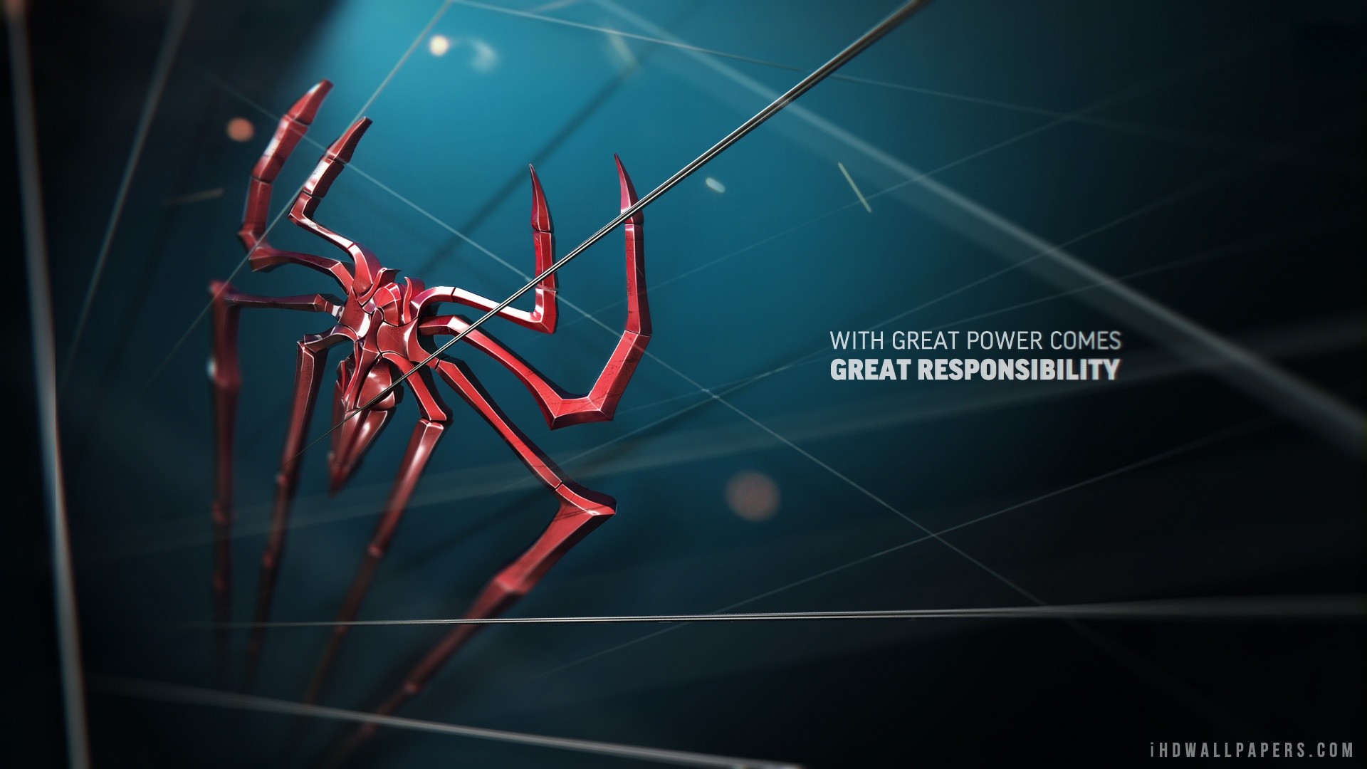 1920x1080 Spider Â· Spider Man Great Power HD 1080p Wallpaper