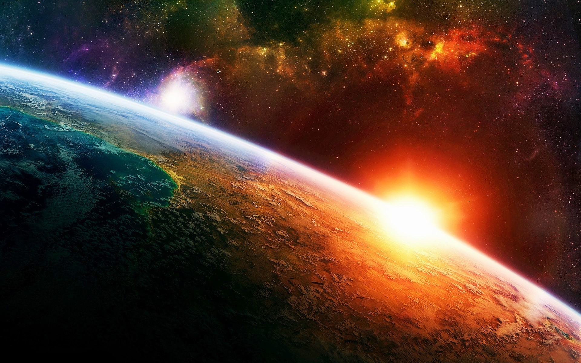 1920x1200 earth space wallpapers for android