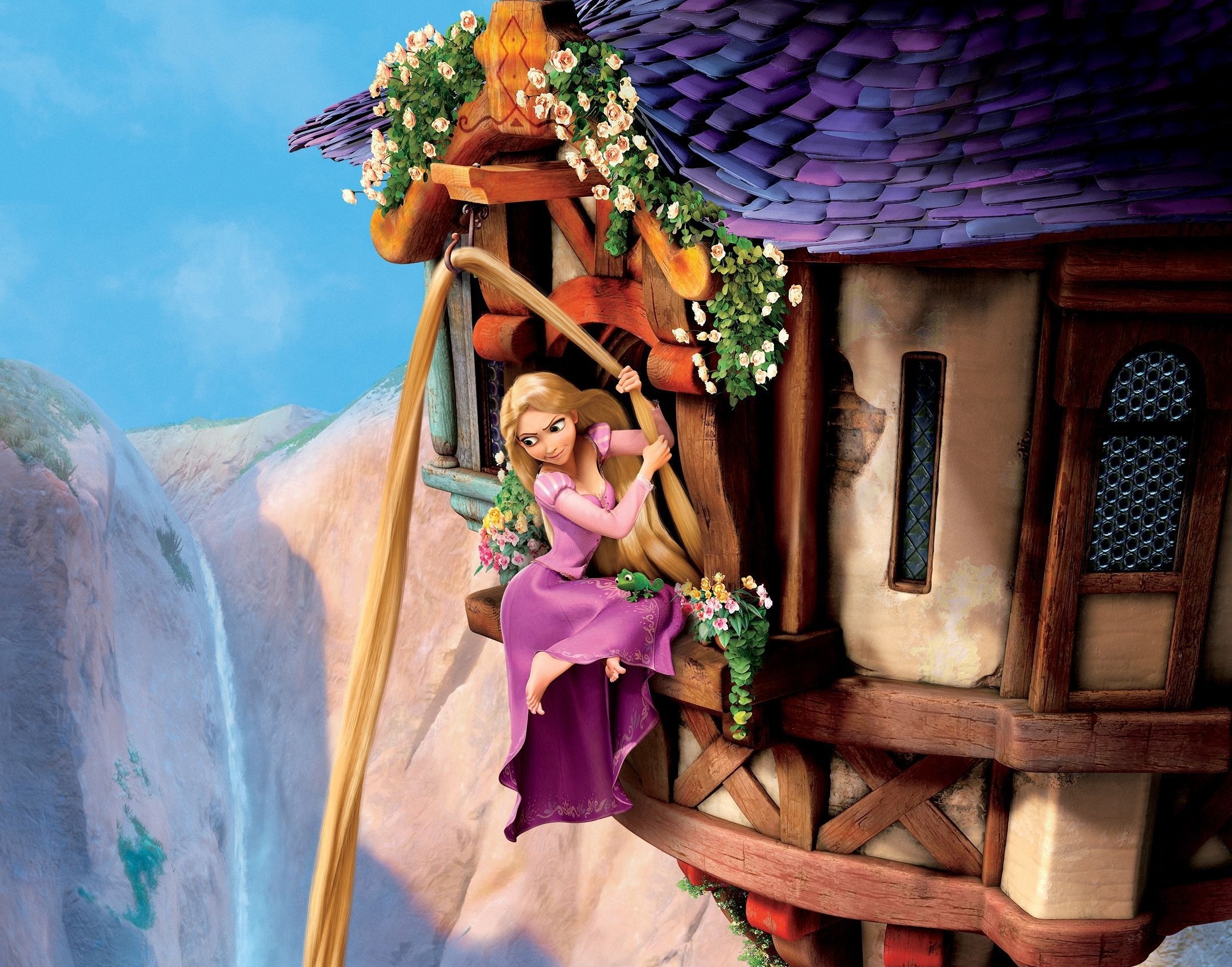 2152x1689 Related Wallpapers. Tangled, complex story, Rapunzel, Princess, Goldilocks,  castle, tower, window