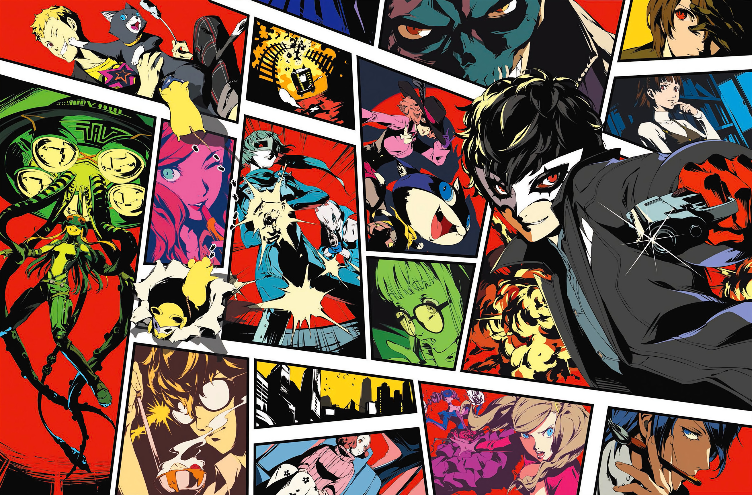 2623x1728 Video Game - Persona 5 Phantom Thieves of Hearts Joker (Persona) Wallpaper