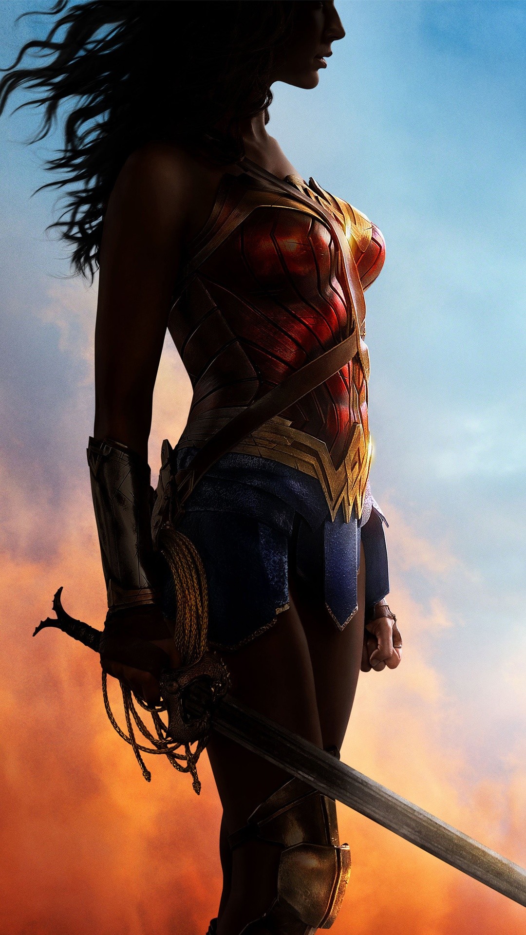 1080x1920 2017 Wonder Woman Wallpapers
