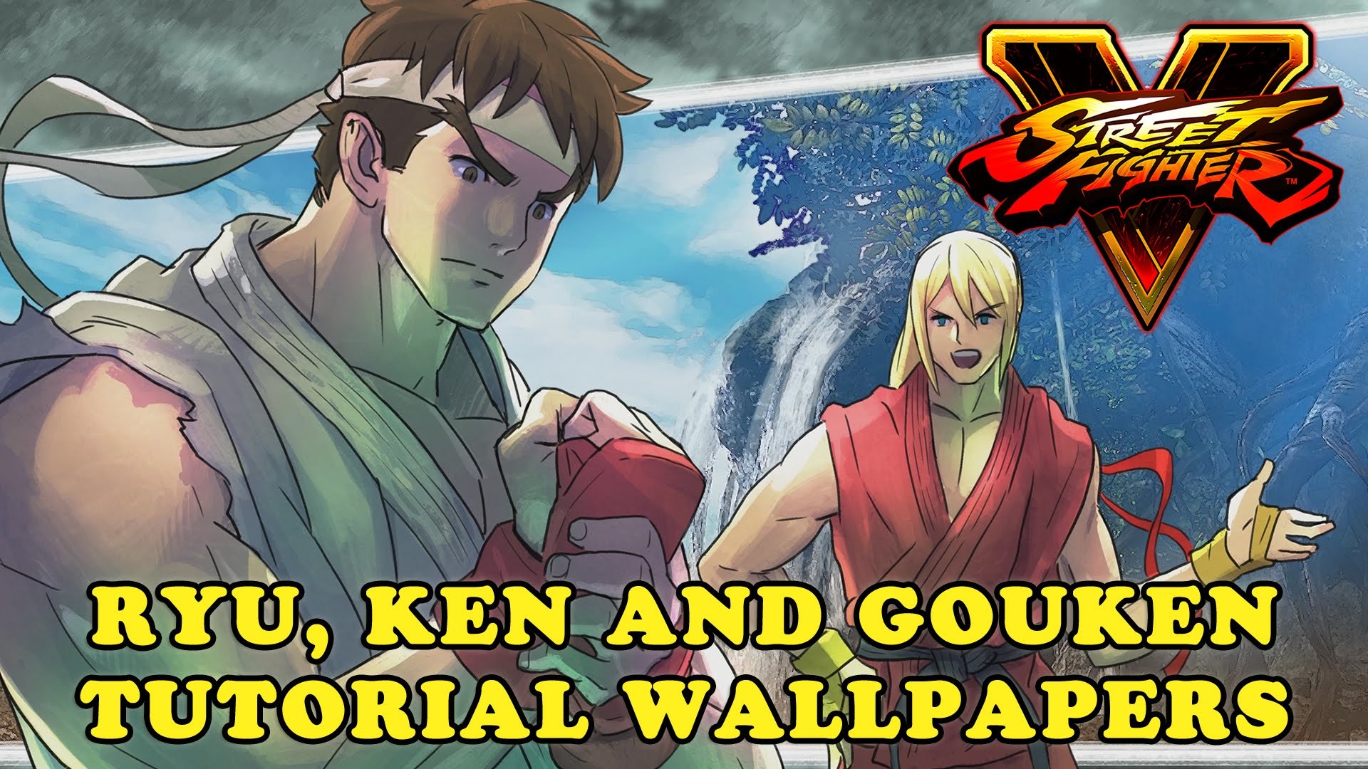1920x1080 Street Fighter V - Ryu, Ken and Gouken Tutorial Wallpapers/Screenshots  (Download Link)