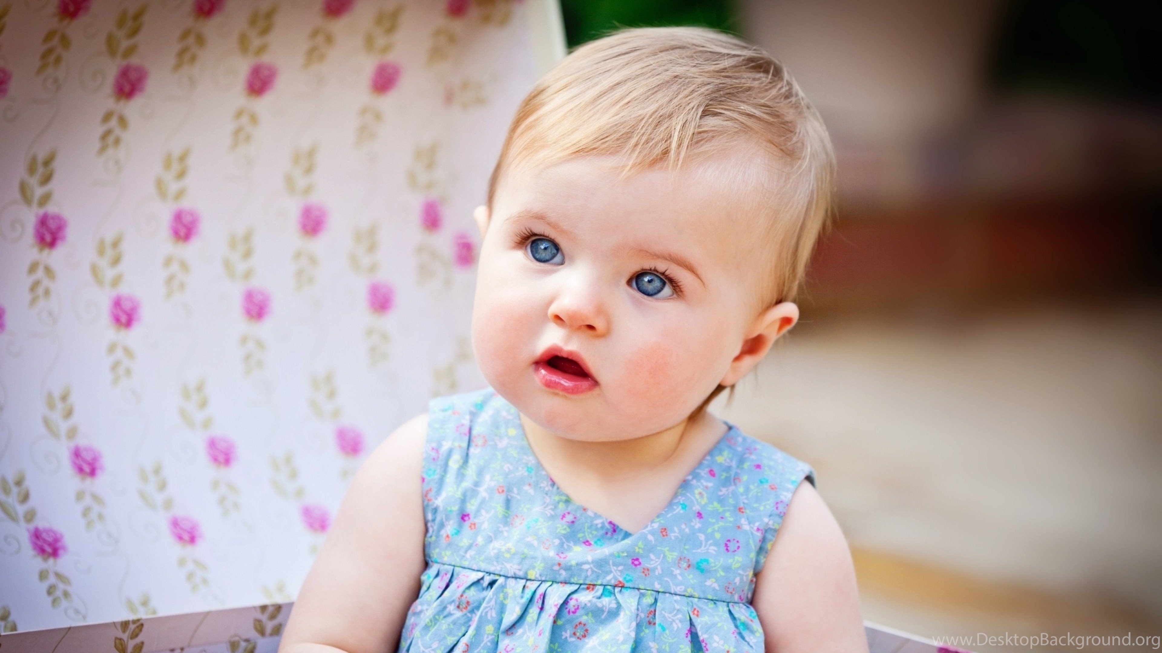 3840x2160 Wallpapers Cute Baby Girl With Beautiful Blue Eye Wallpapers