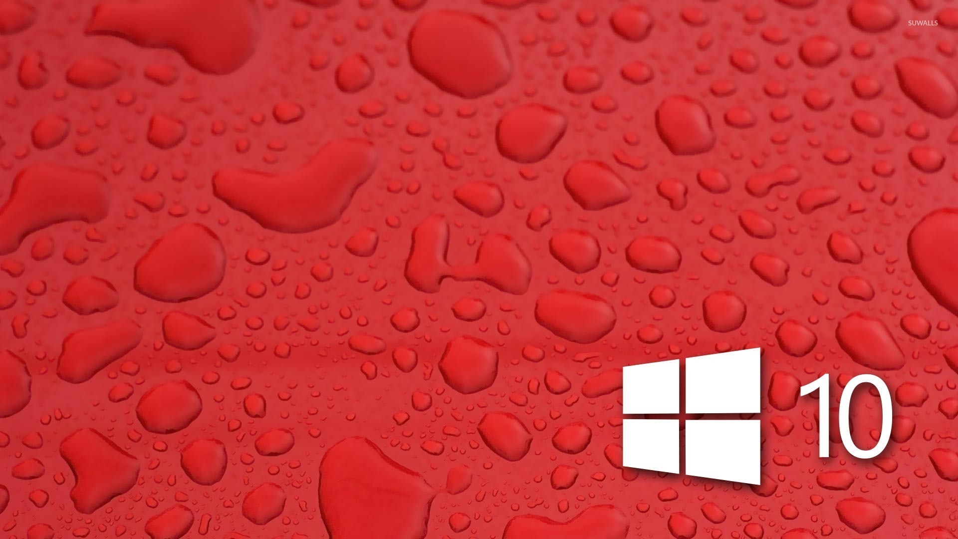 1920x1080 Windows 10 on water drops [3] wallpaper  jpg