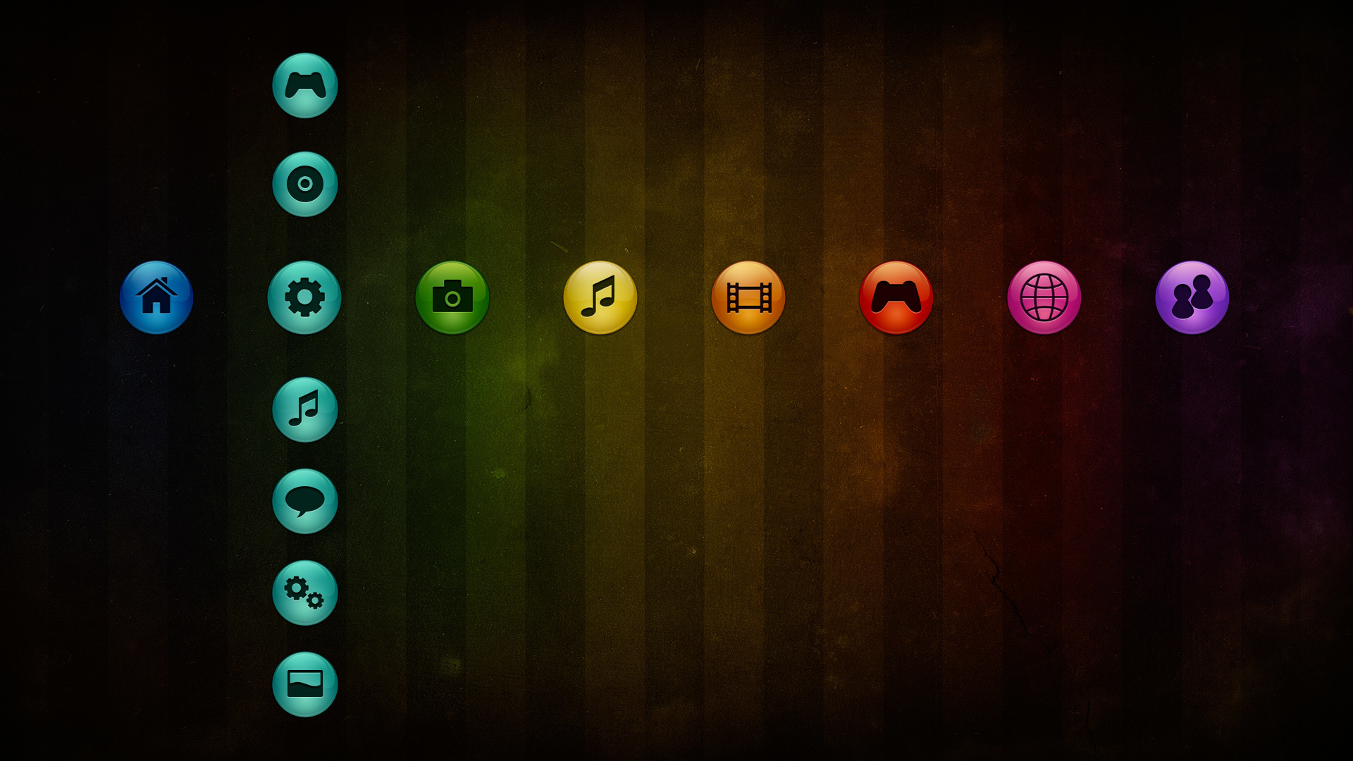 1920x1080 ... Sfere Colors 3 - PS3 Theme by javierocasio
