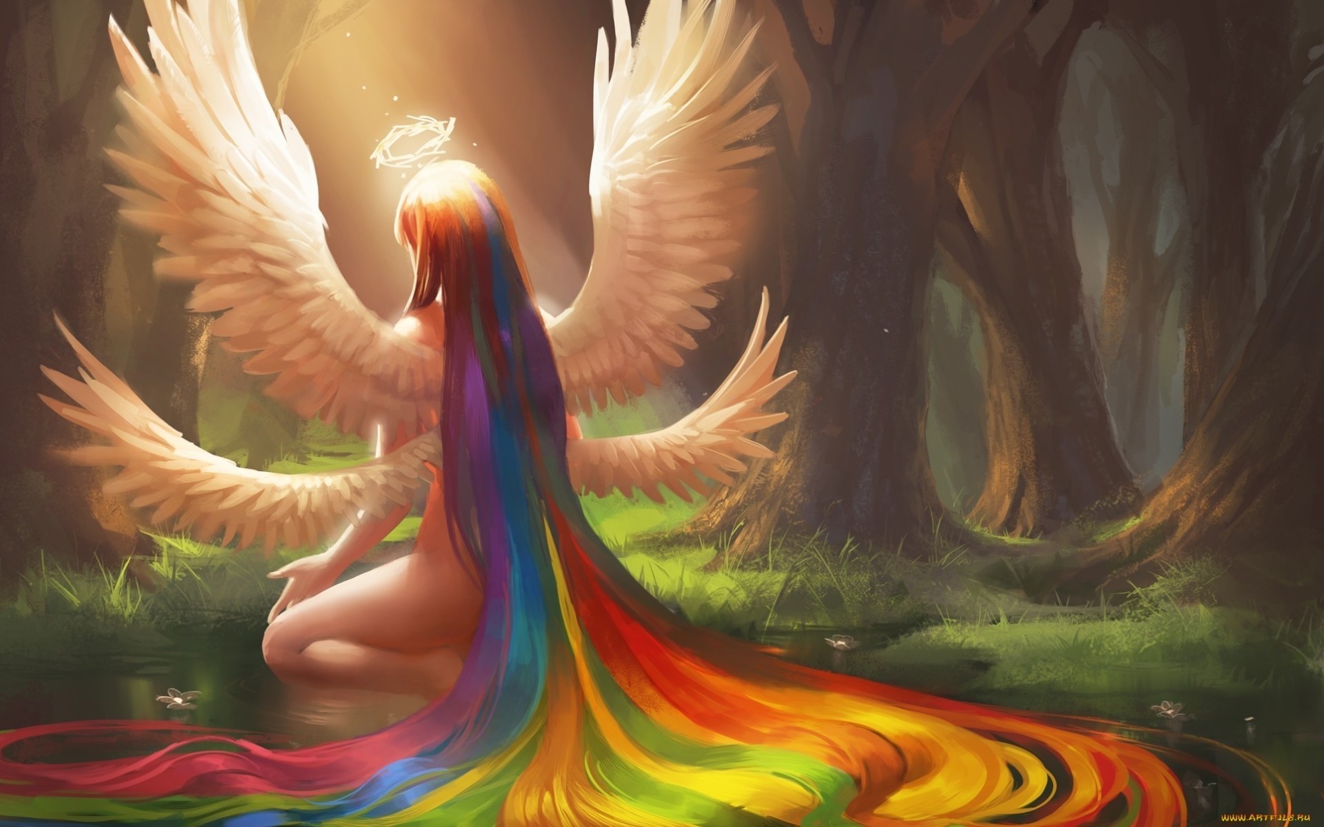 1920x1200 Rainbow Angel wallpapers and stock photos