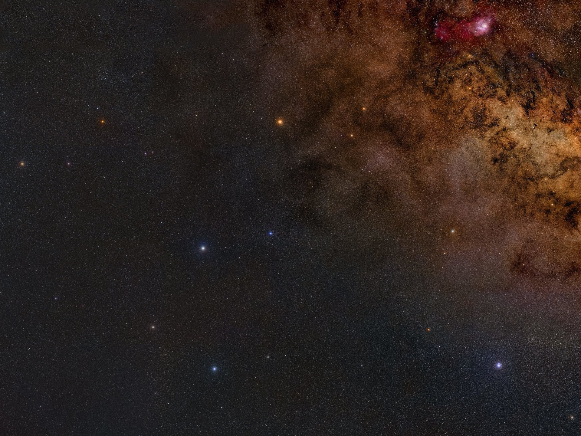 1920x1441 constellation of sagittarius saggitarius teapot kettle asterism space