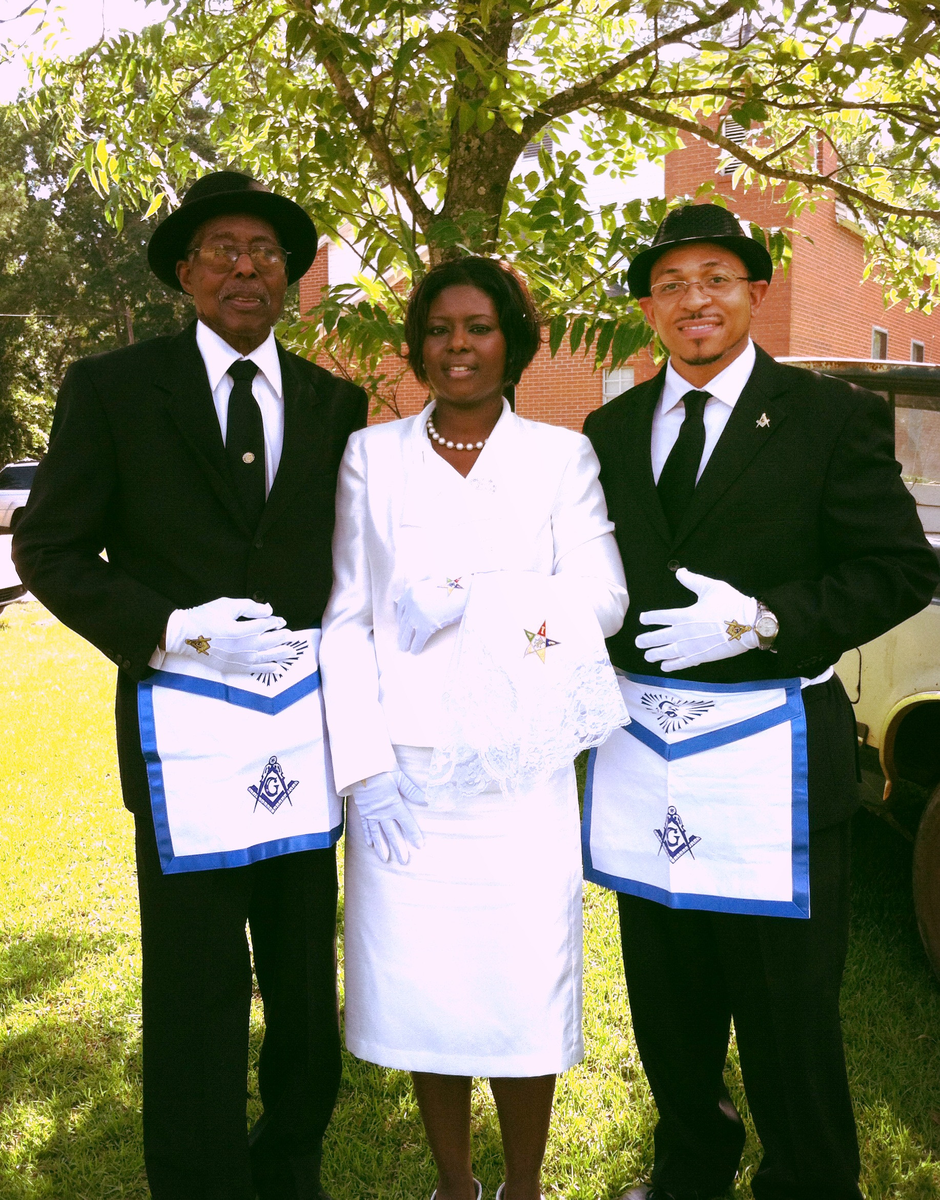 1834x2340 Prince Hall Masons and Sister from Order of the Eastern Star
