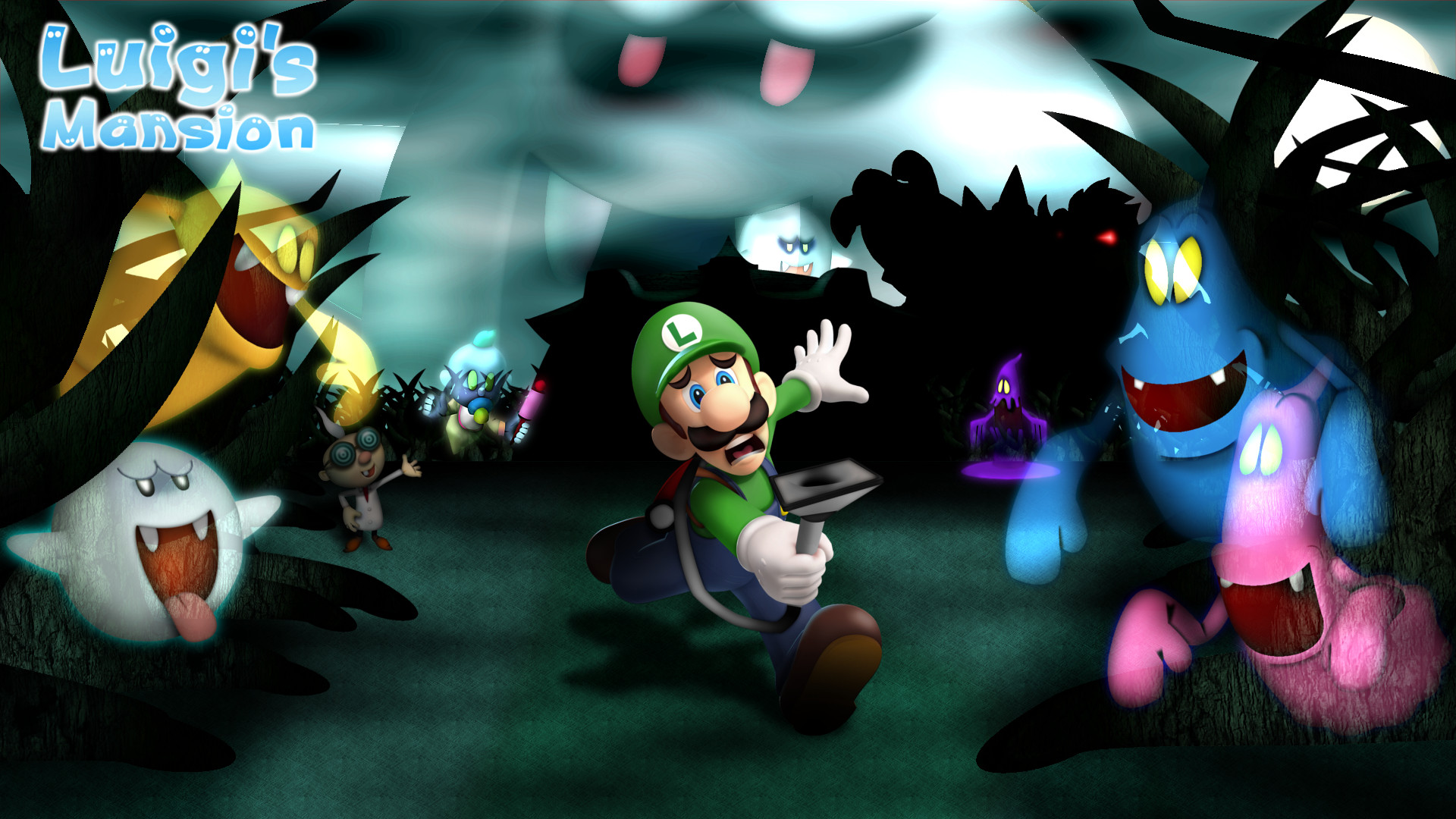 1920x1080 Luigi's Mansion Wallpapers Backgrounds - Wallpaper Abyss