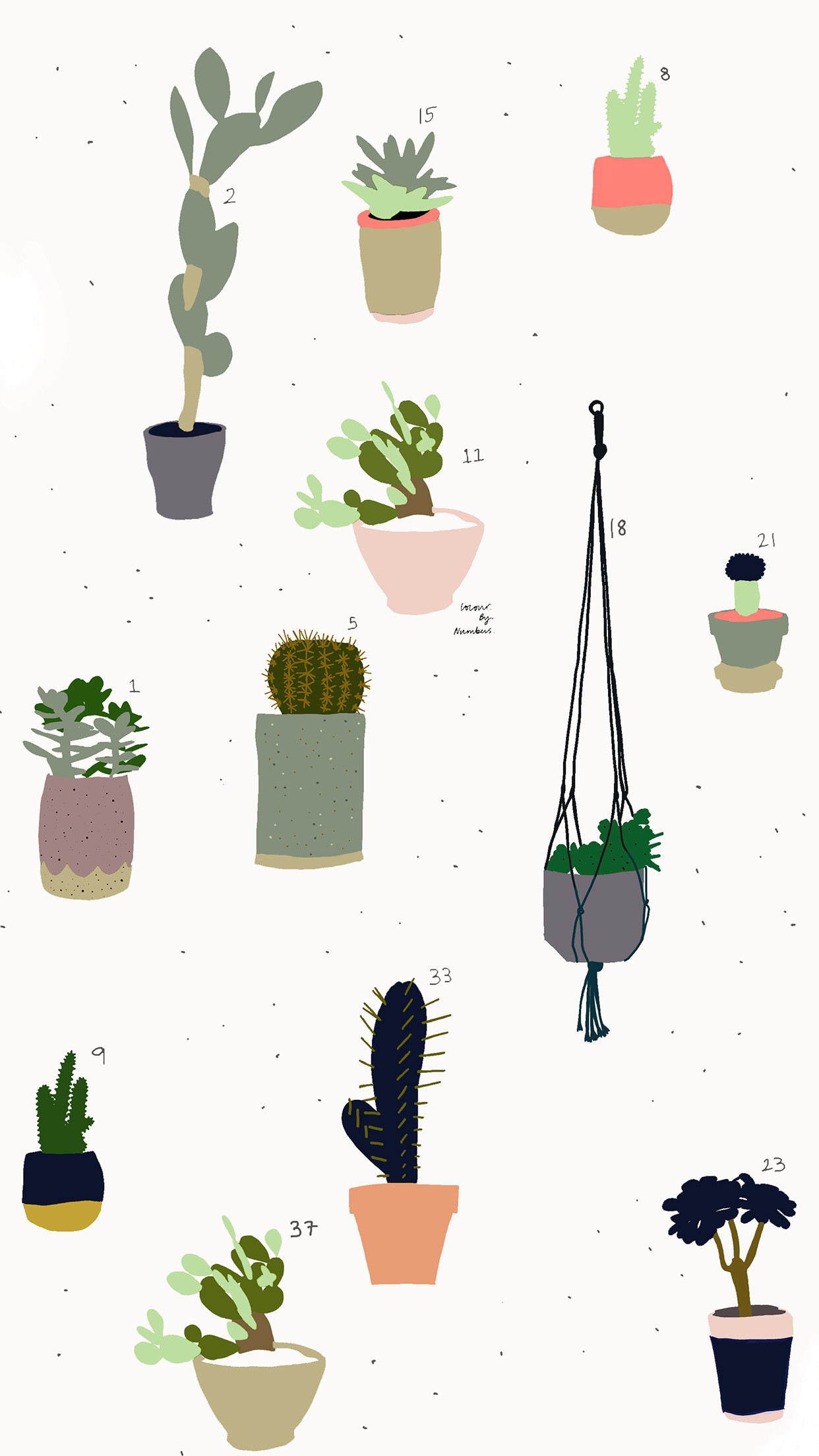 1242x2208 Download the cactus print here for ...