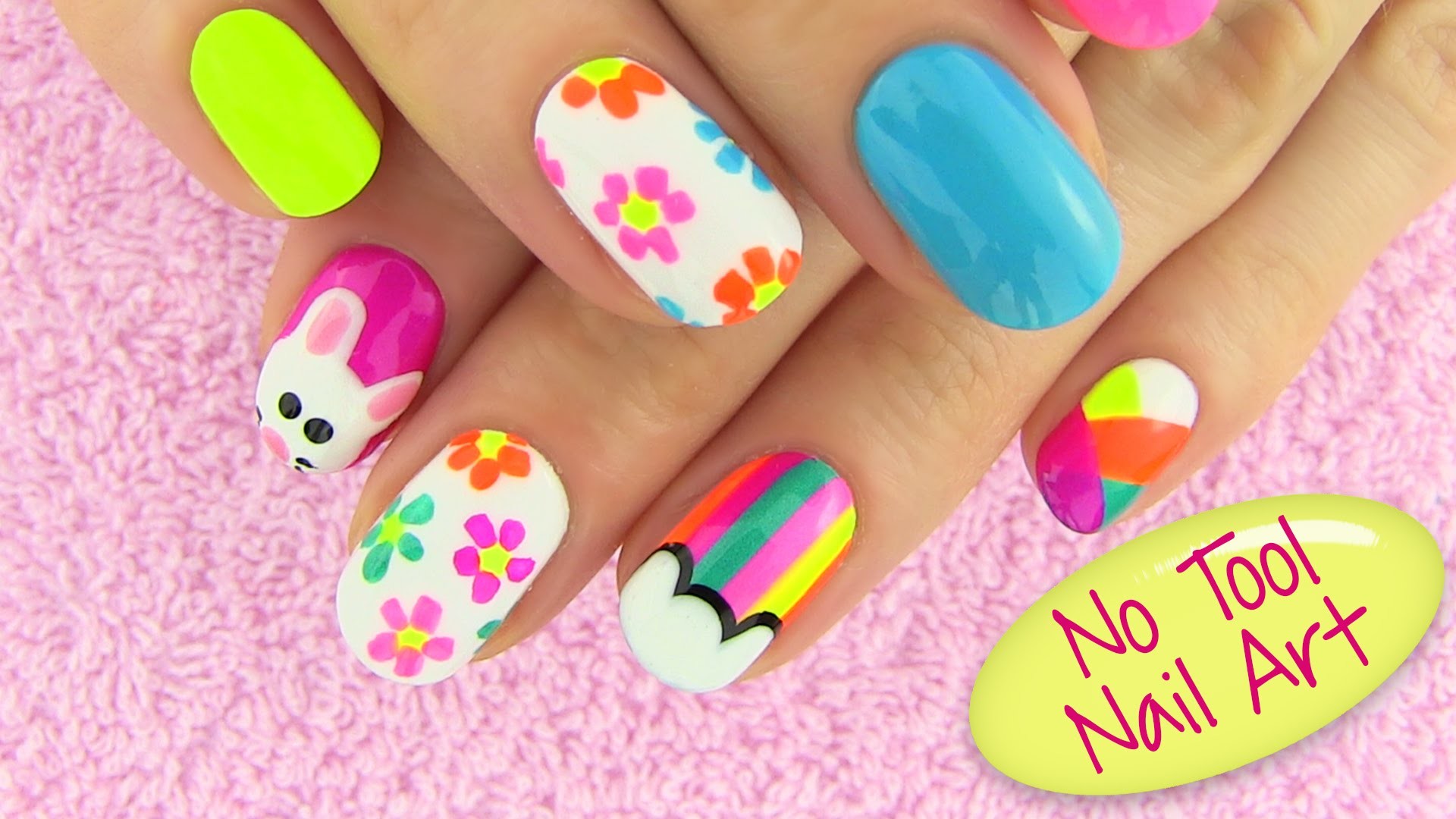 1920x1080 DIY Nail Art Without any Tools! 5 Nail Art Designs - DIY Projects - YouTube