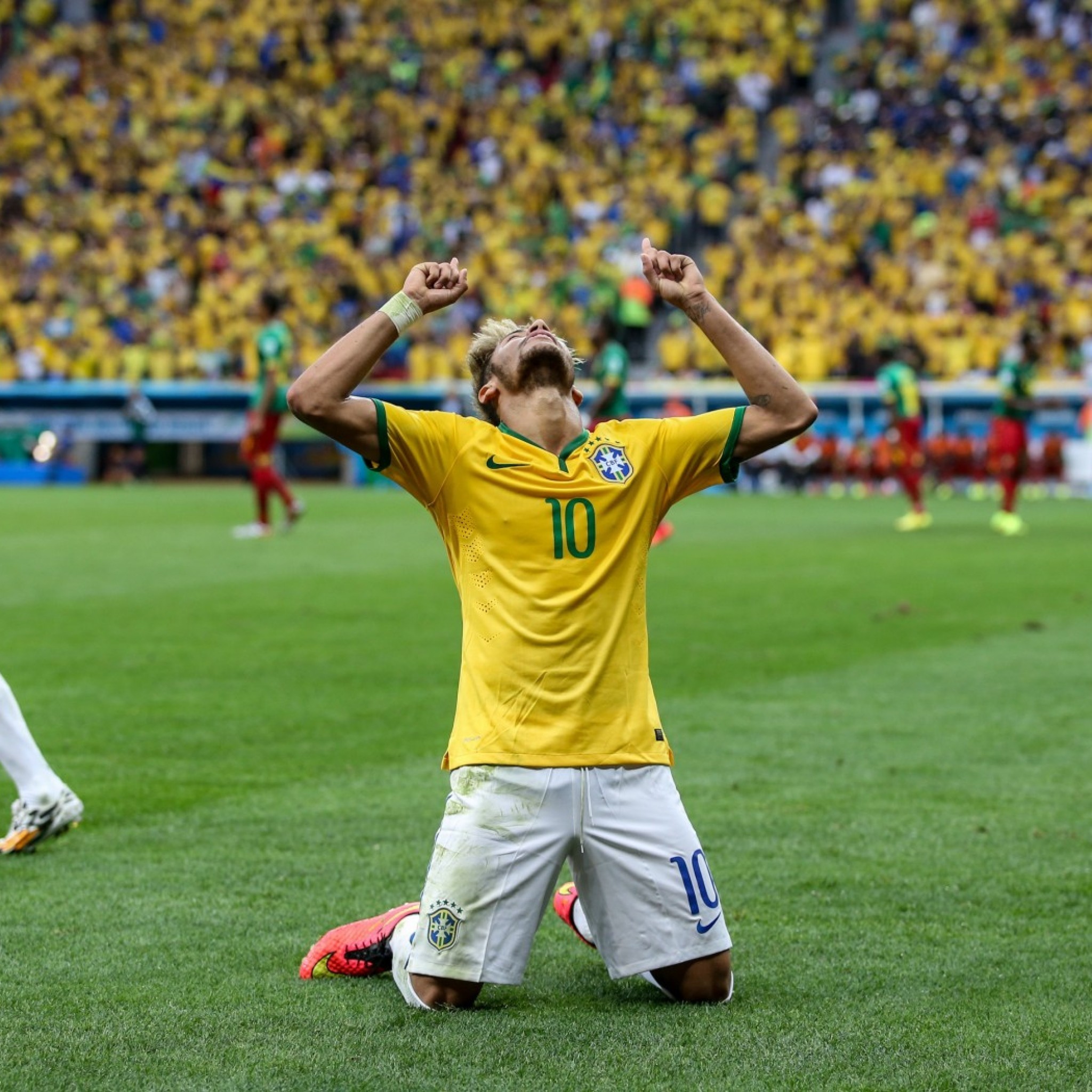 2048x2048 Preview wallpaper neymar, fifa, football player, soccer, world cup 2014,  brazil