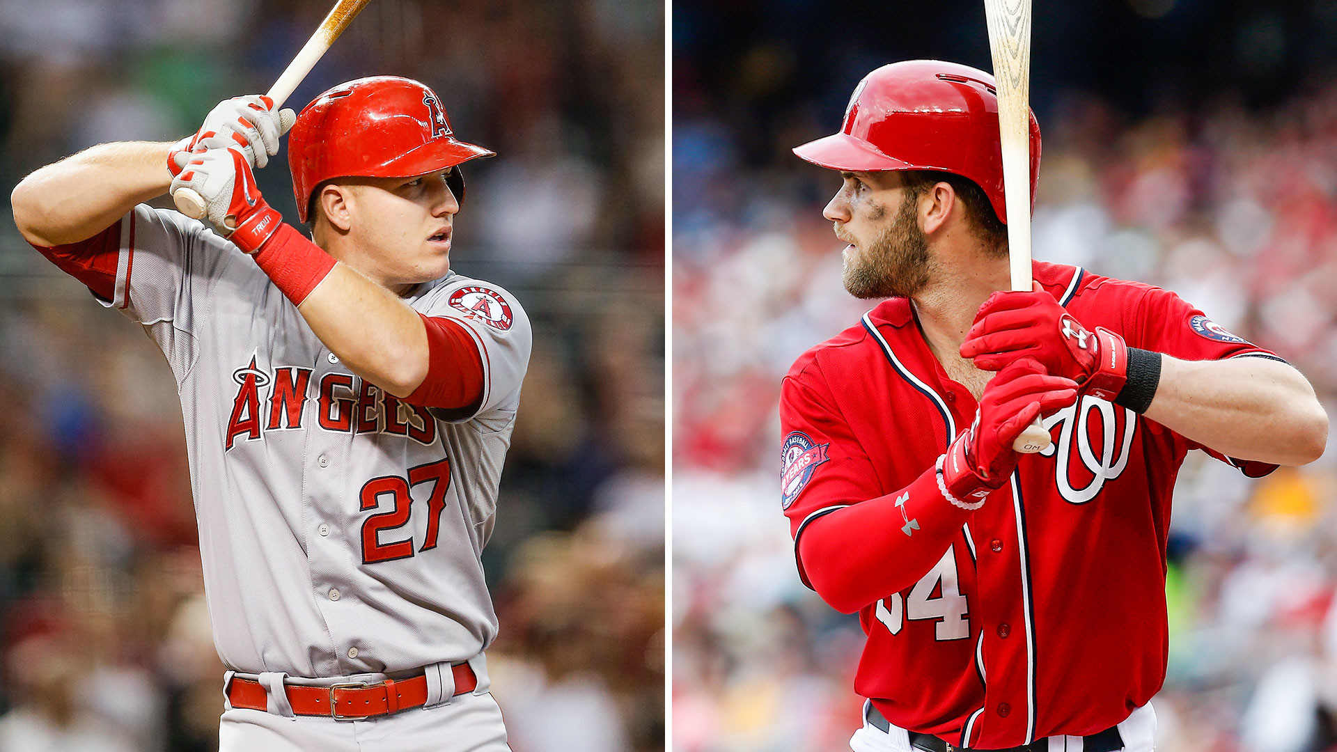 1920x1080 2016 Fantasy Baseball Rankings, OF: Mike Trout, Bryce Harper battle for top  spot | Fantasy | Sporting News