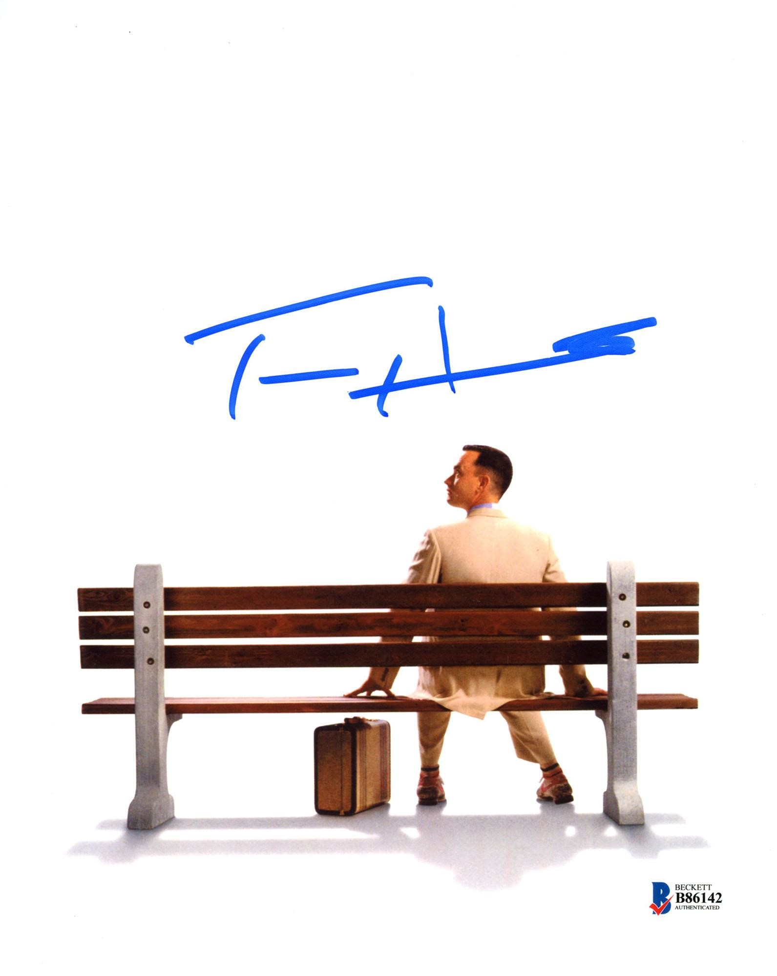 1591x2000 ... Brilliant Ideas Of tom Hanks Signed 8x10 forrest Gump Sitting On Bench  From Behind About forrest ...