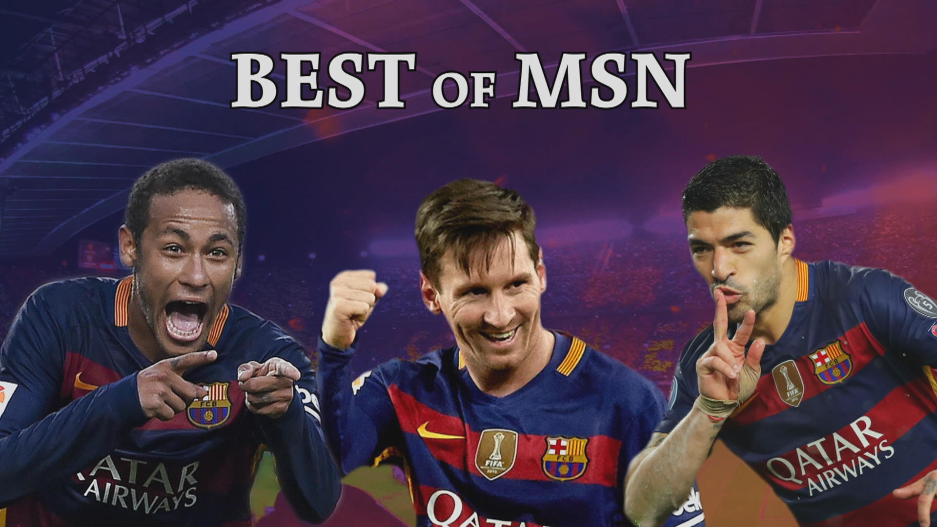 1920x1080 Watch the best of Barcelona's potent strike force: Lionel Messi, Luis Suarez  and Neymar