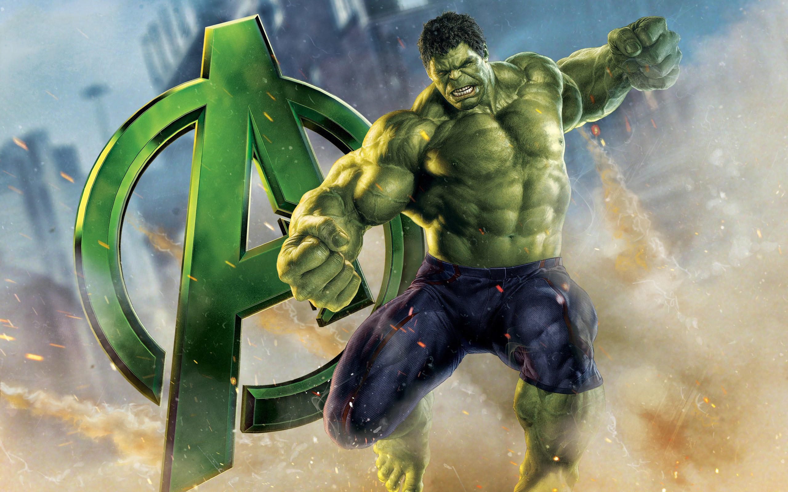 2560x1600 Avengers Hulk Wallpaper