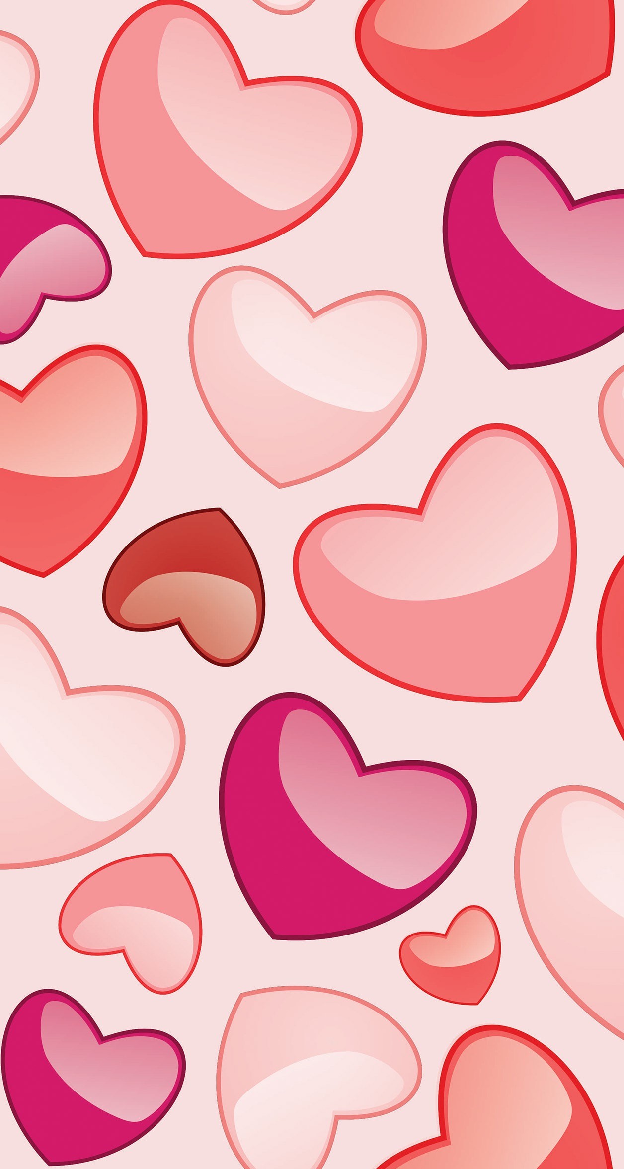 1256x2353 Heart Wallpaper, Wallpaper Backgrounds, Iphone Wallpapers, Nails, Wall,  Screen, Funds, Pink