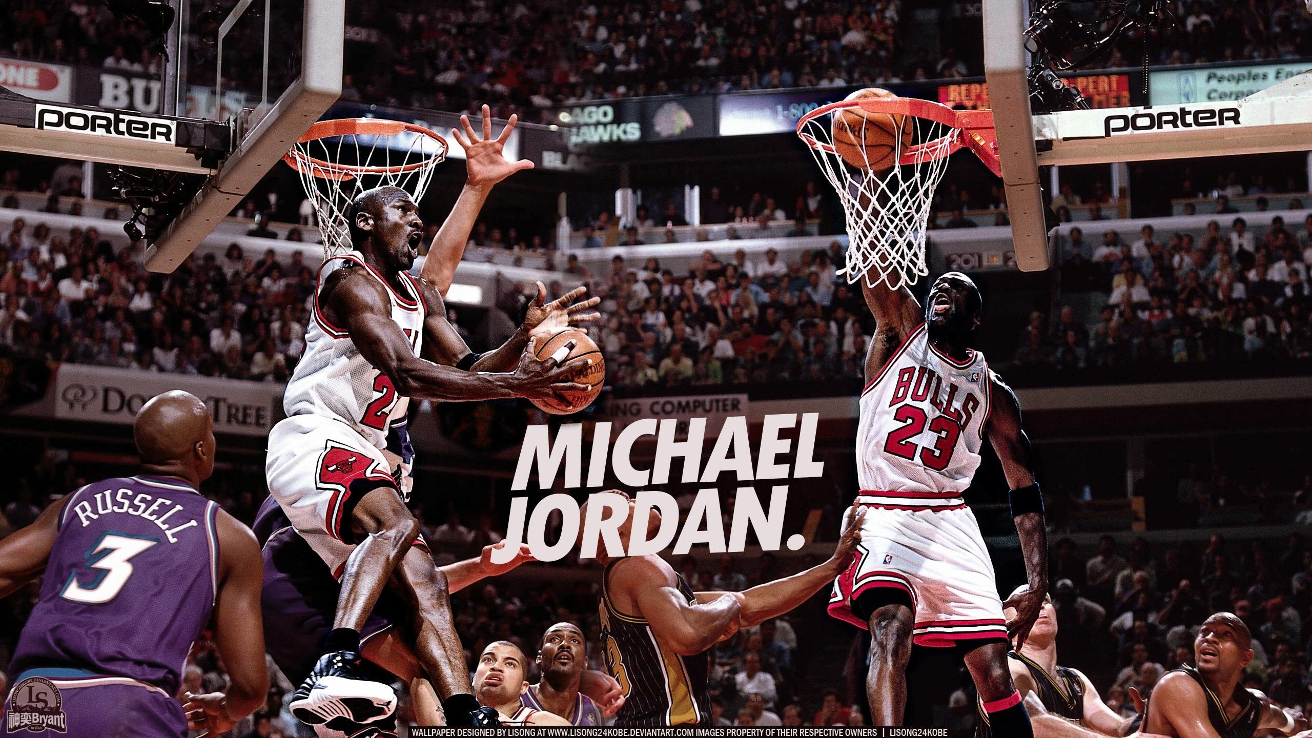 2560x1440 Michael Jordan Bulls wallpaper - 1311152