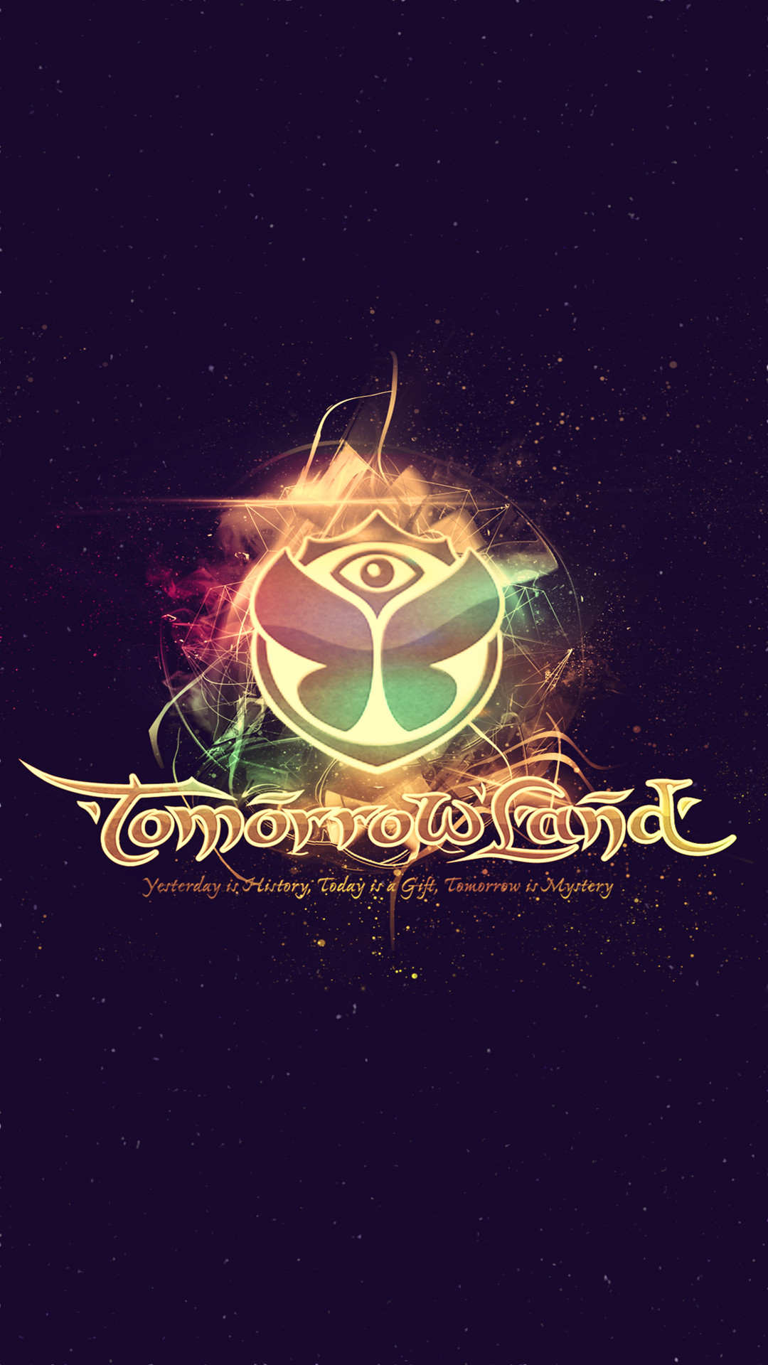 1080x1920 #Tomorrowland 2014 Electronic Music Festival Logo #Android #Wallpaper