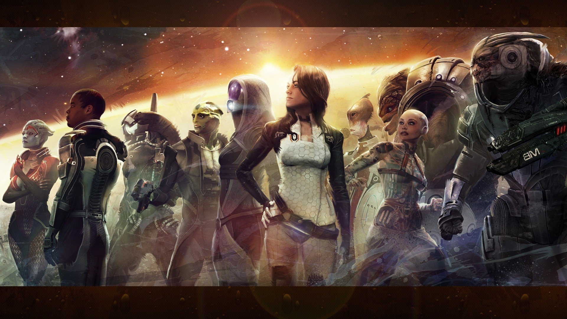 1920x1080  Video Game - Mass Effect 2 Samara (Mass Effect) Wallpaper