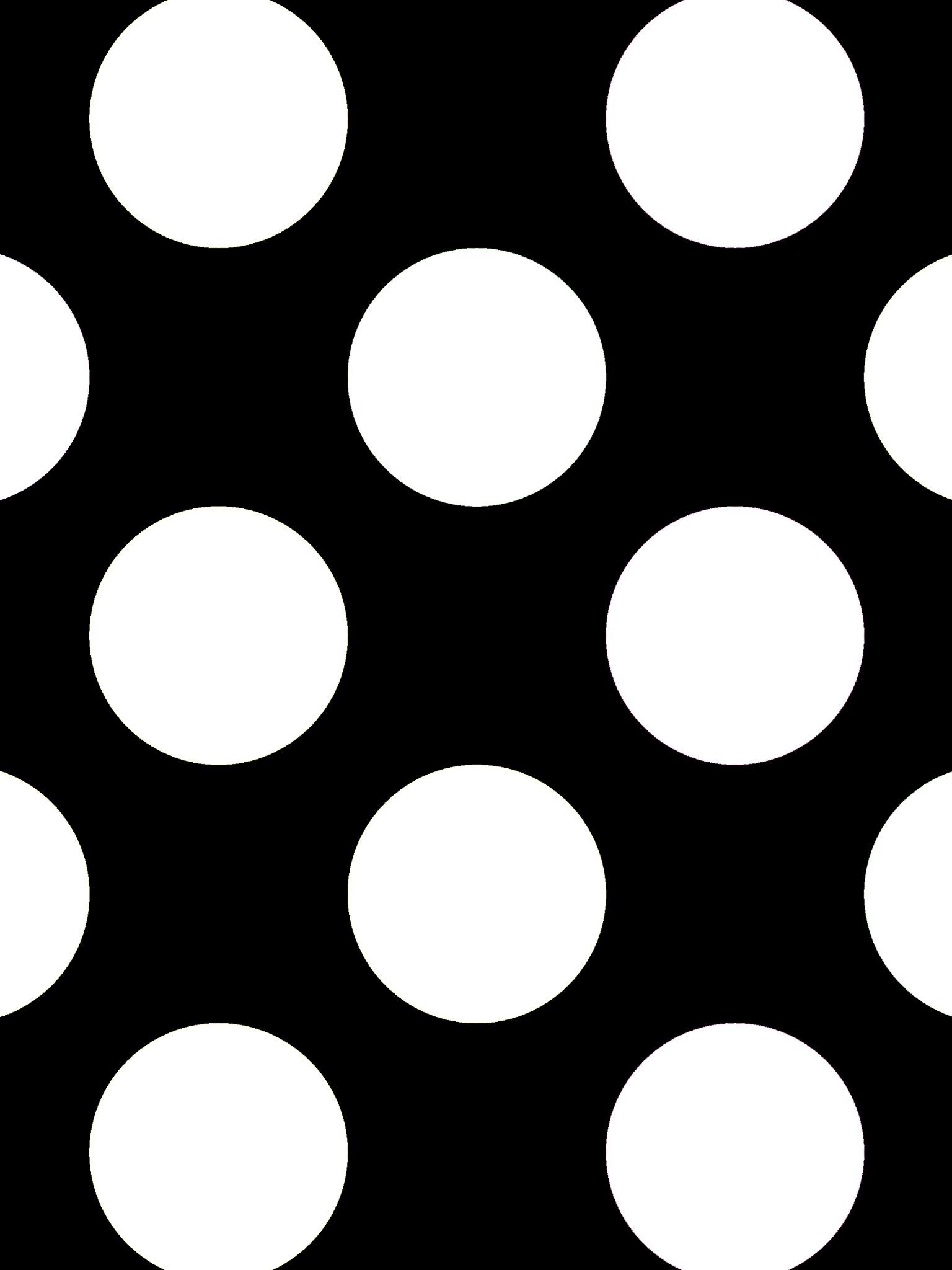 1536x2048 black and white polka dot wallpaper #667364