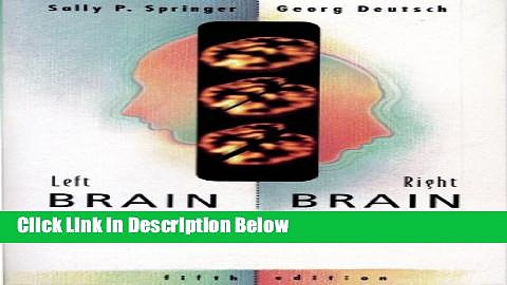 1920x1080 [Best Seller] Left Brain, Right Brain: Perspectives From Cognitive  Neuroscience (Series of Books - video dailymotion