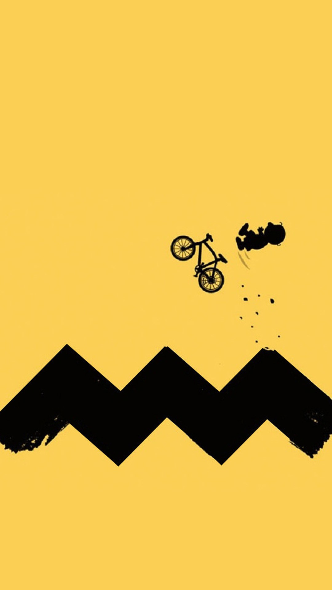 1080x1920 Cycling boy cartoon iPhone 7 wallpaper .