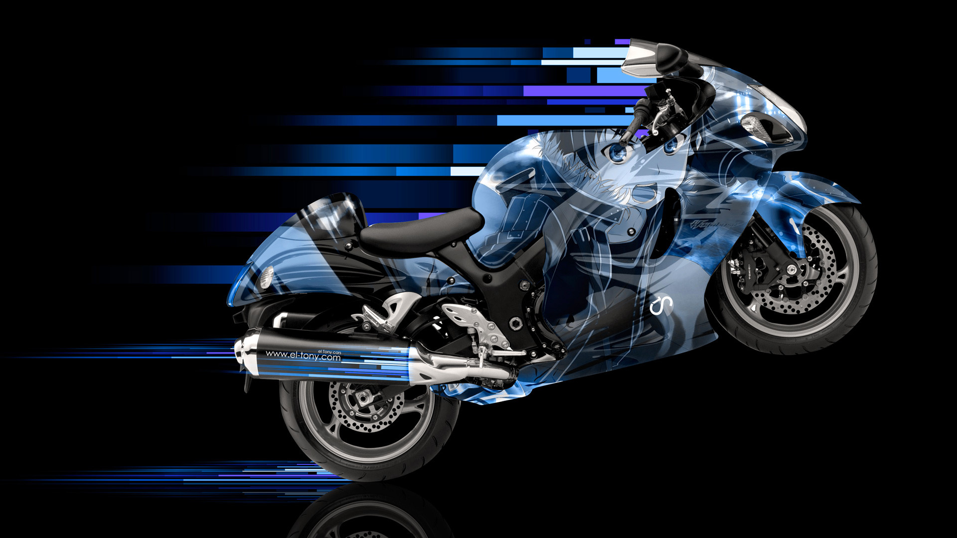 1920x1080 ... Moto-Suzuki-Hayabusa-Side-Anime-Aerography-Abstract-Bike- ...