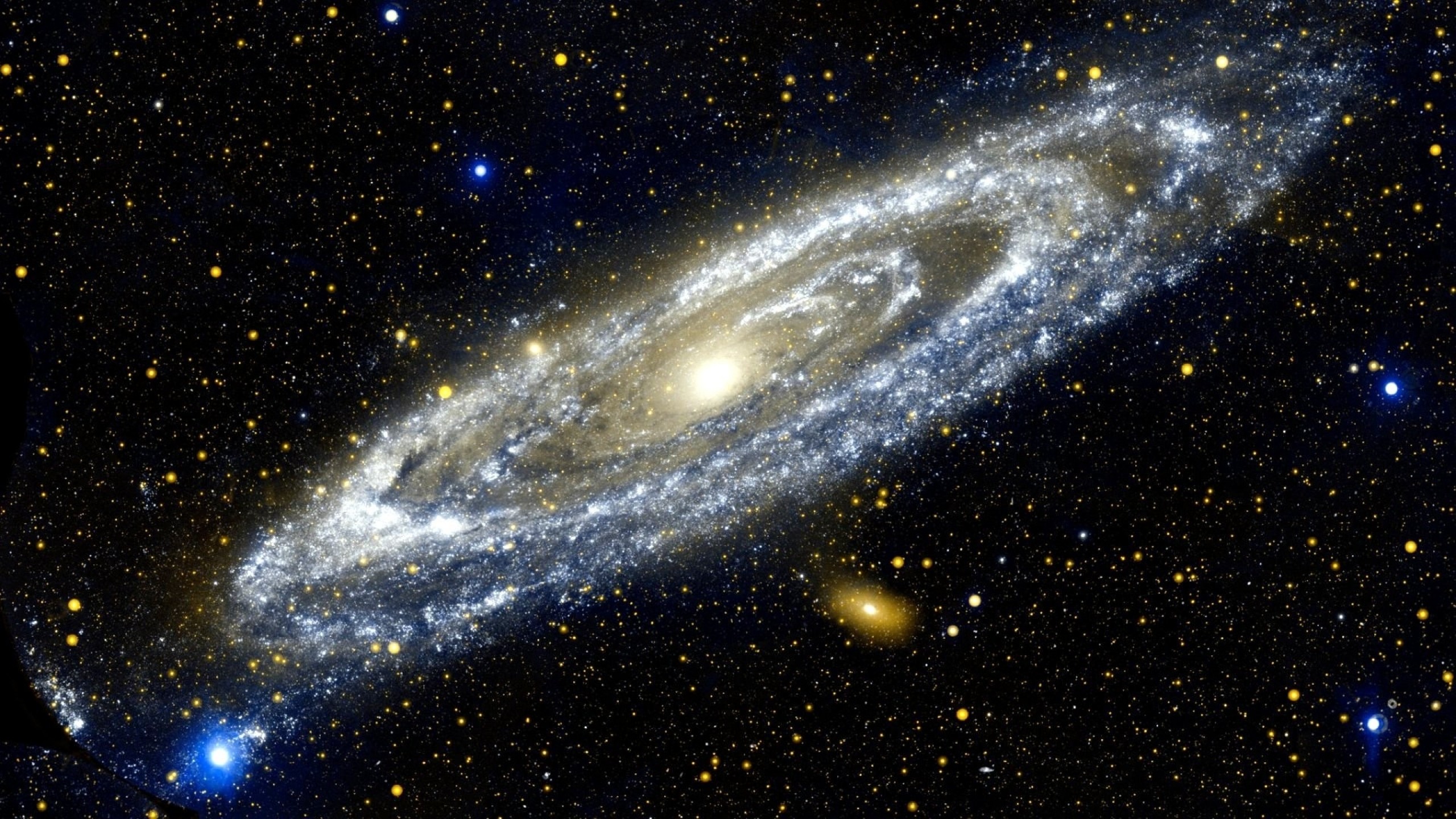2560x1440 Andromeda Galaxy wallpaper