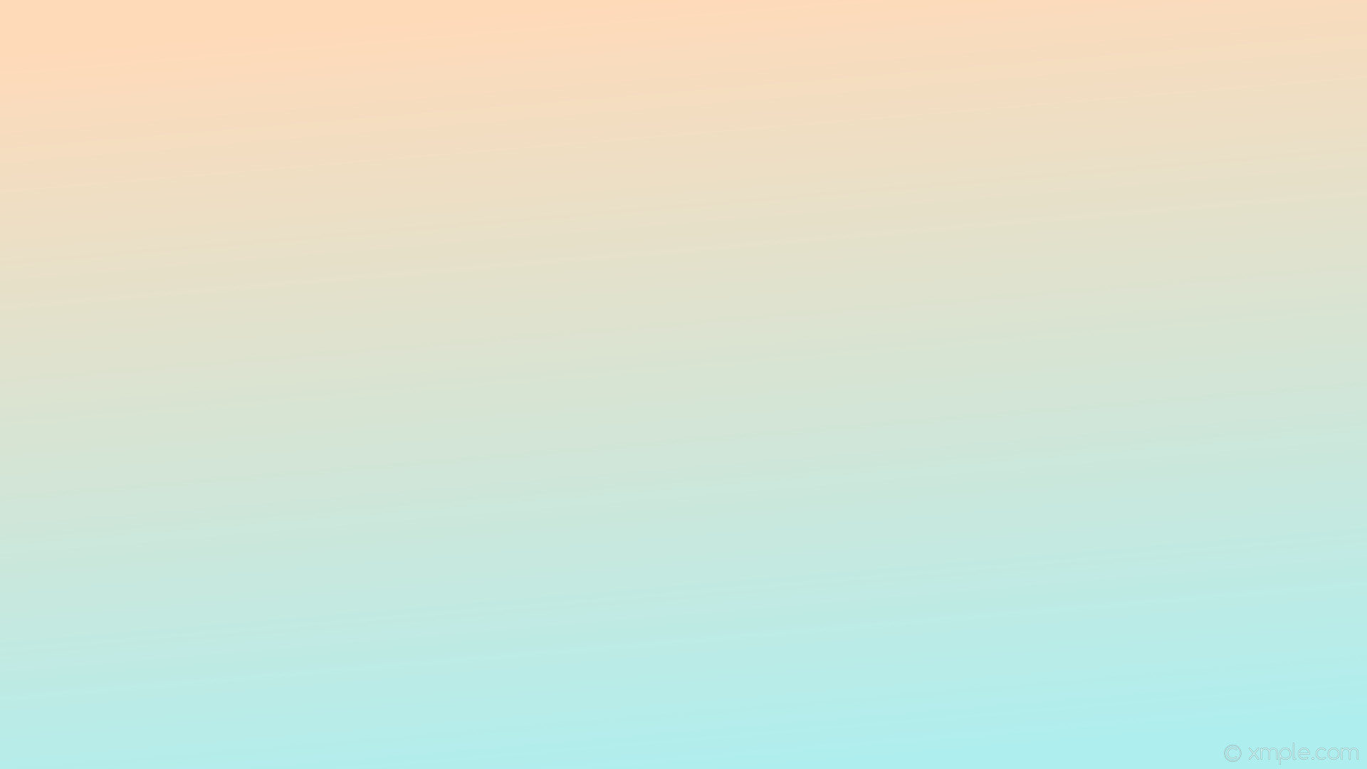 1920x1080 wallpaper linear yellow gradient blue peach puff pale turquoise #ffdab9  #afeeee 105Â°