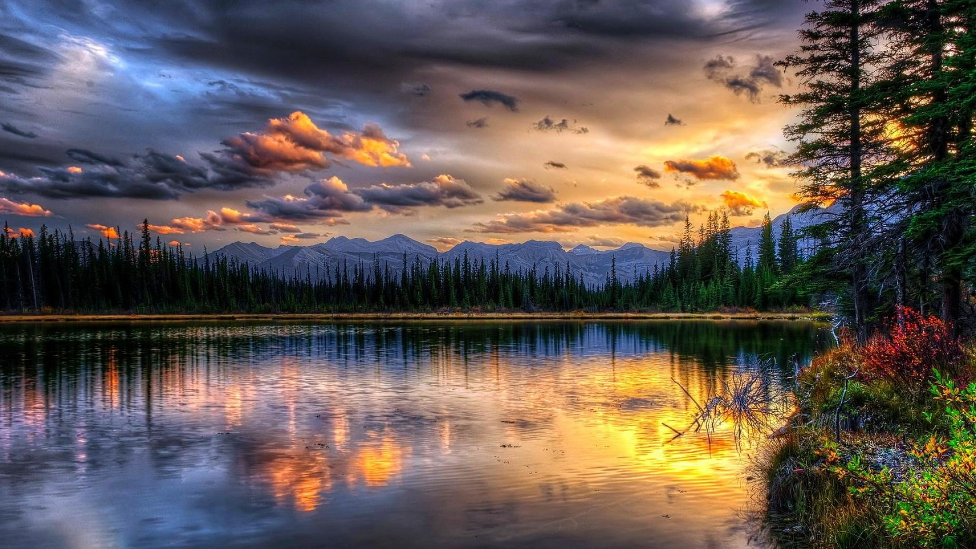 1920x1080 Most Beautiful Mountain View Landscape Desktop Wallpaper