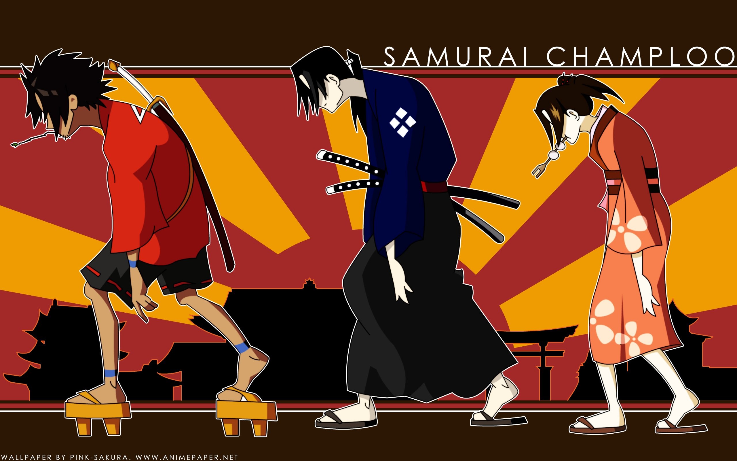 2560x1600 Samurai Champloo Jin Mugen Fuu Kasumi wallpaper |  | 303840 |  WallpaperUP