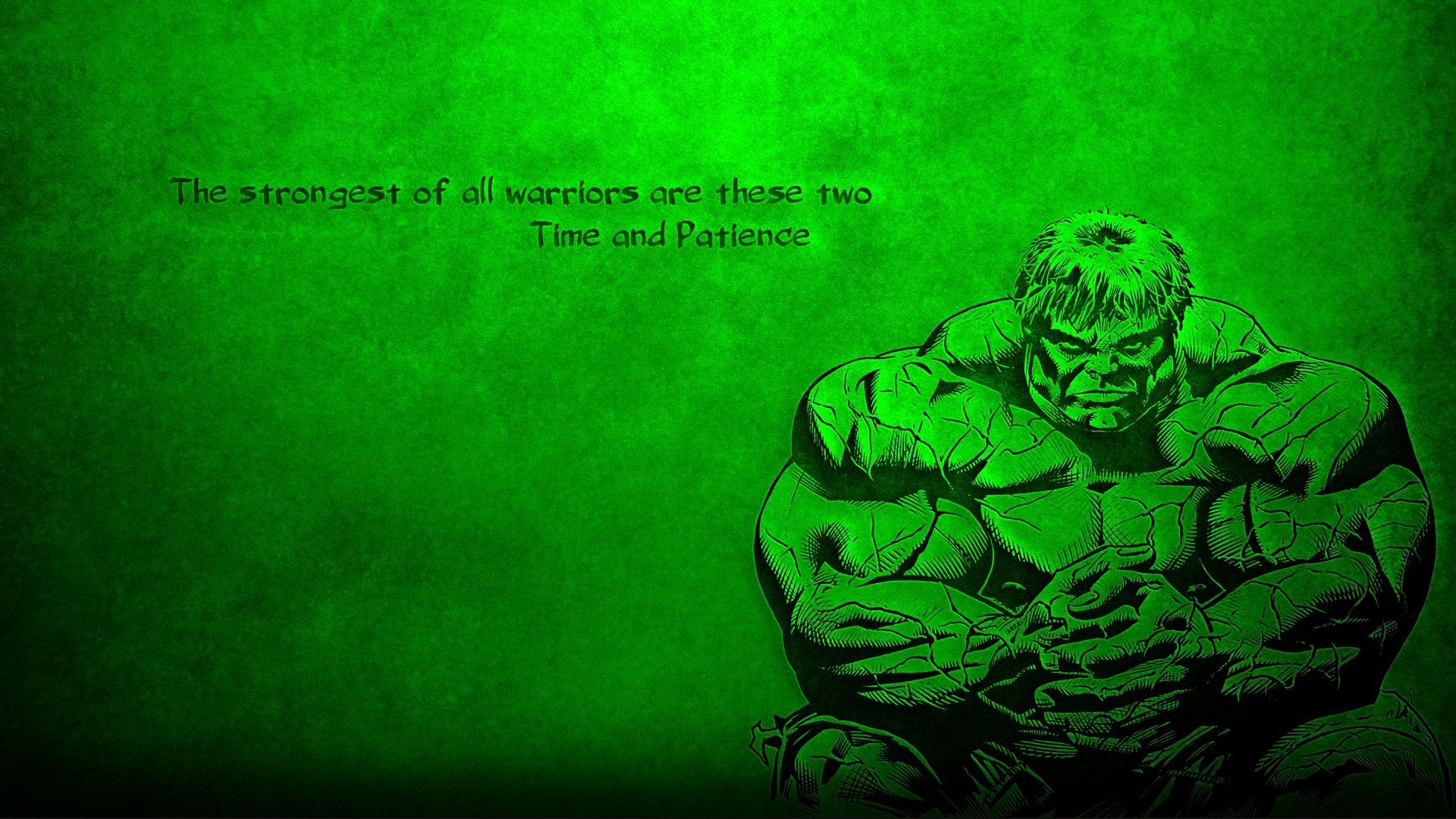 1920x1080 Wallpaper Green background, Hulk
