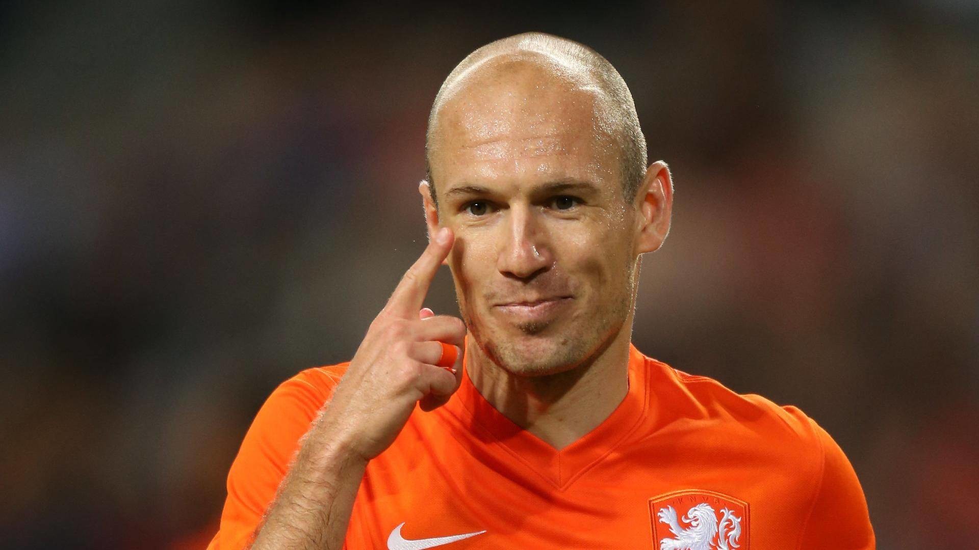 1920x1080 Arjen Robben FIFA World Cup 2014 Netherlands Wallpaper