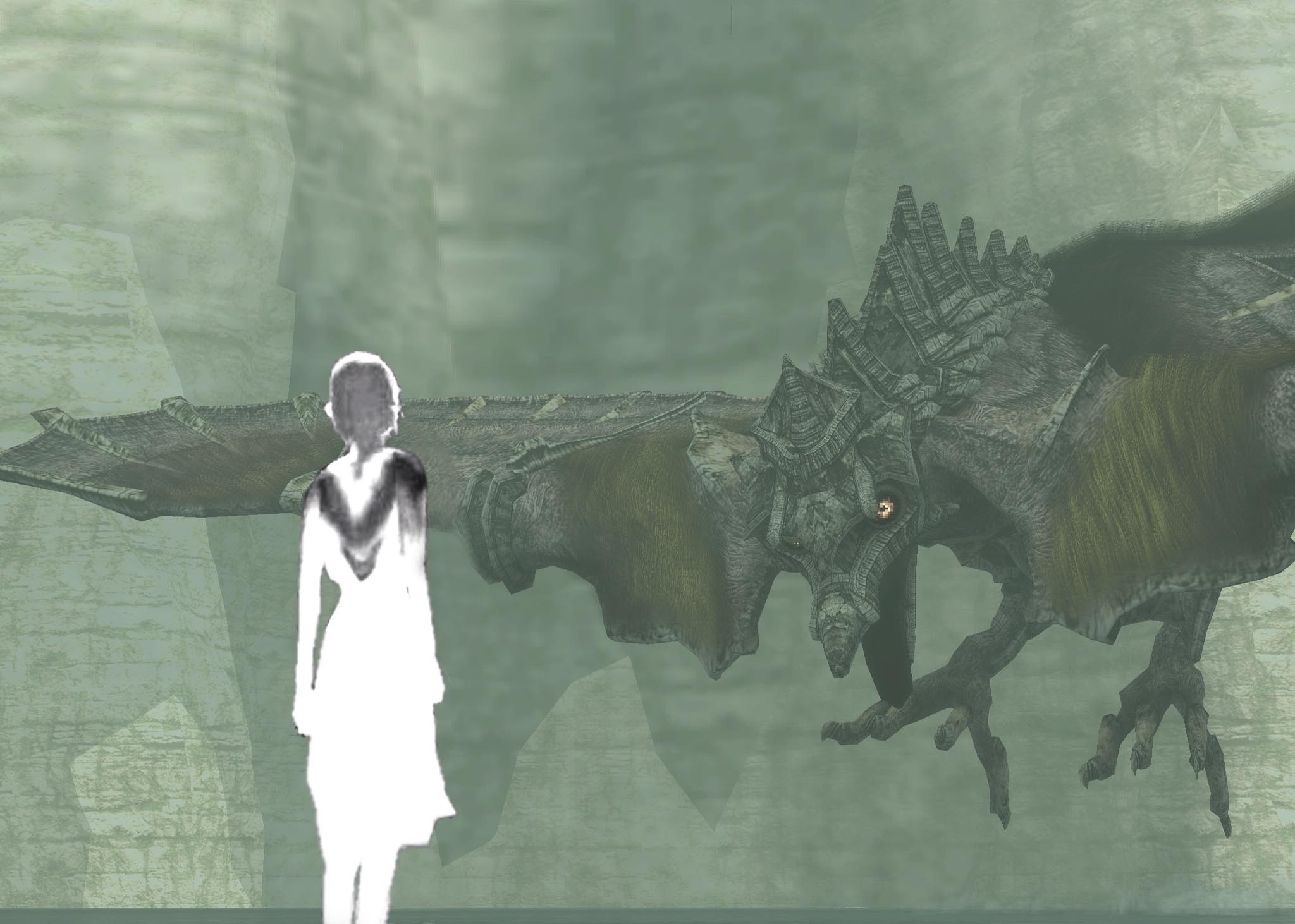 2048x1462 Video Game - Shadow Of The Colossus Dragon Wallpaper